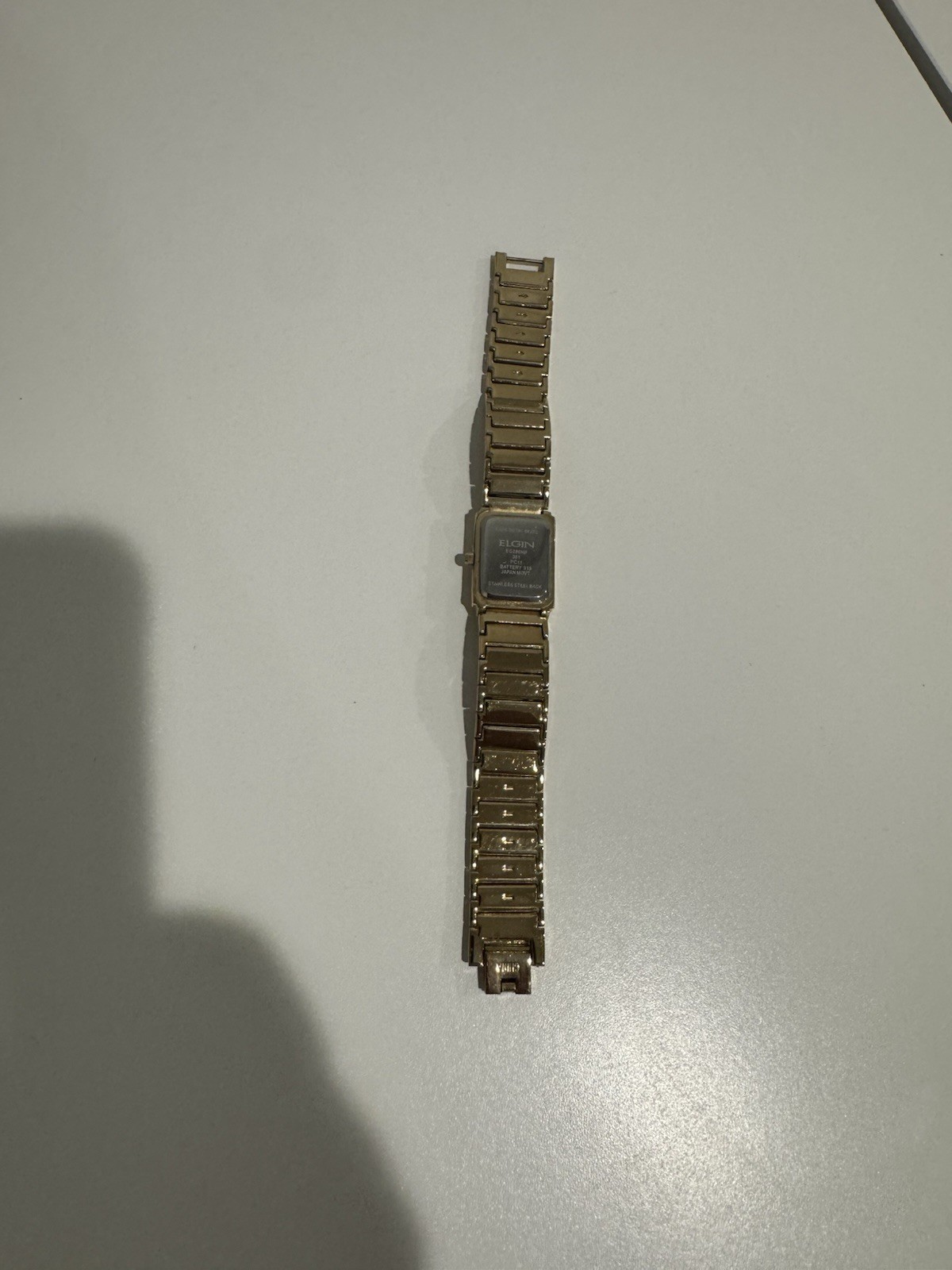 Elgin Women’s Diamond Quartz Watch EG286NB Gold Tone