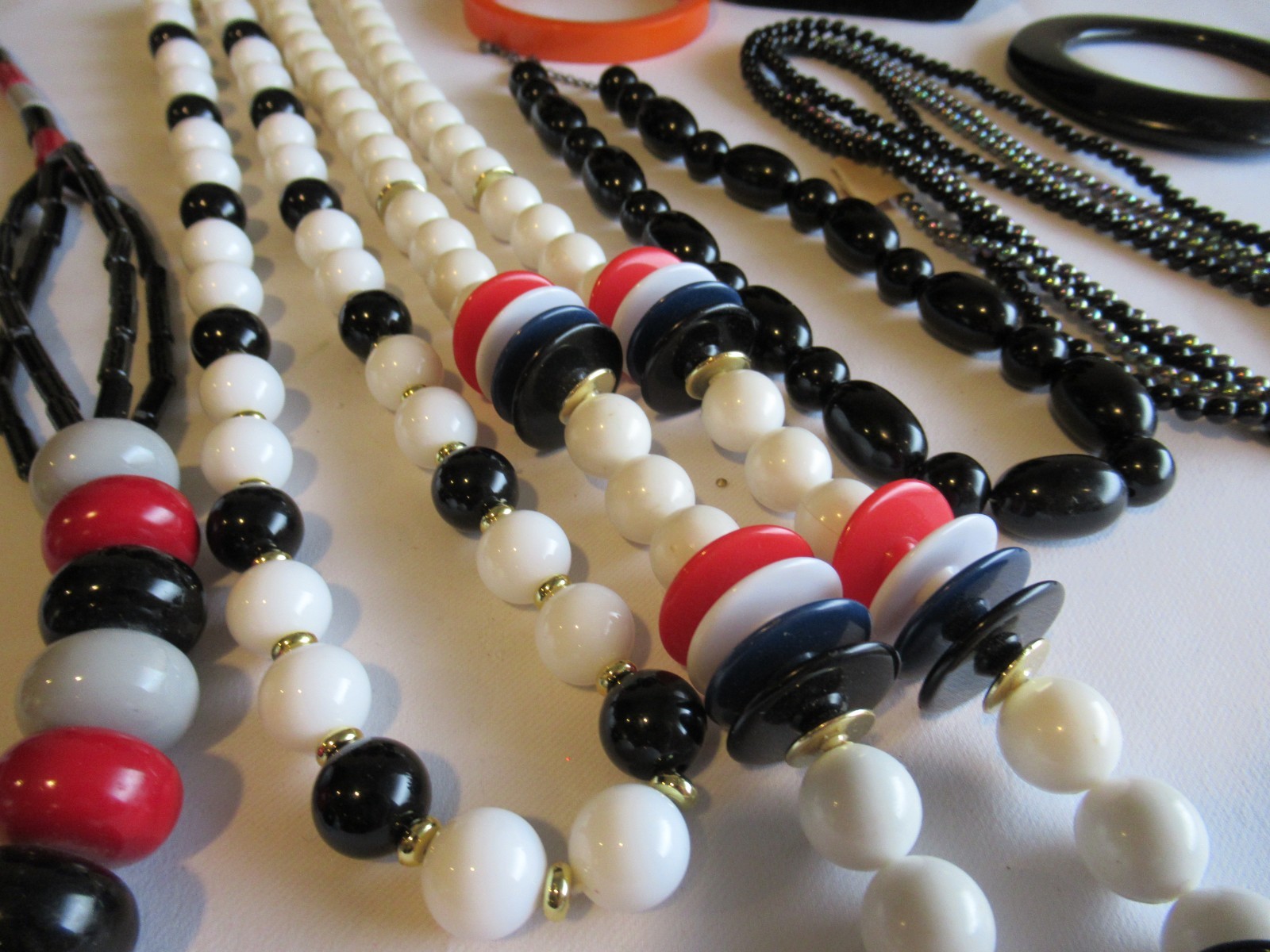 Vintage & Modern Retro Lucite Acrylic Jewelry Lot 17 pcs