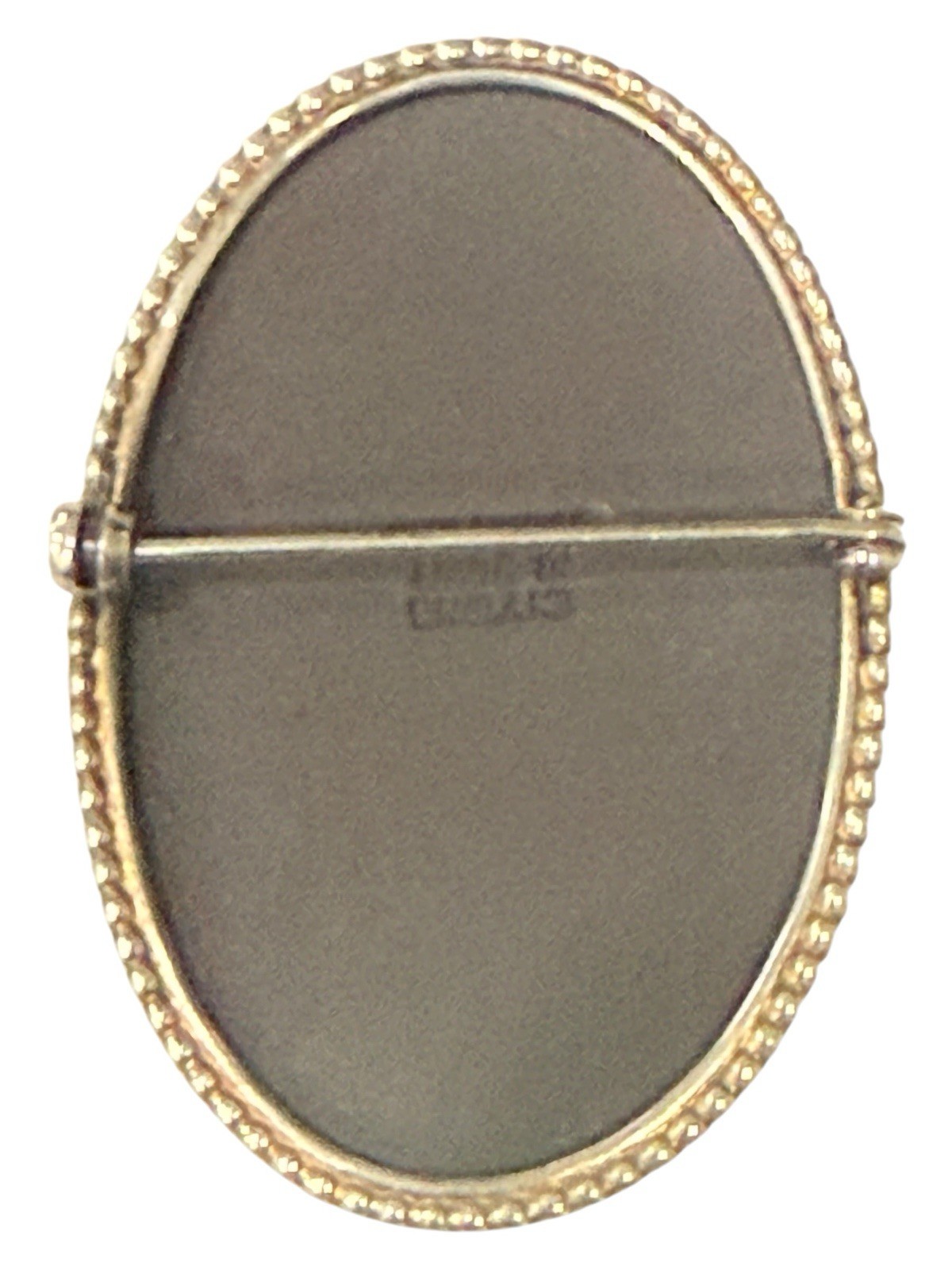Vintage Wedgewood Goddess Cameo Sterling Silver Brooch In Original Box