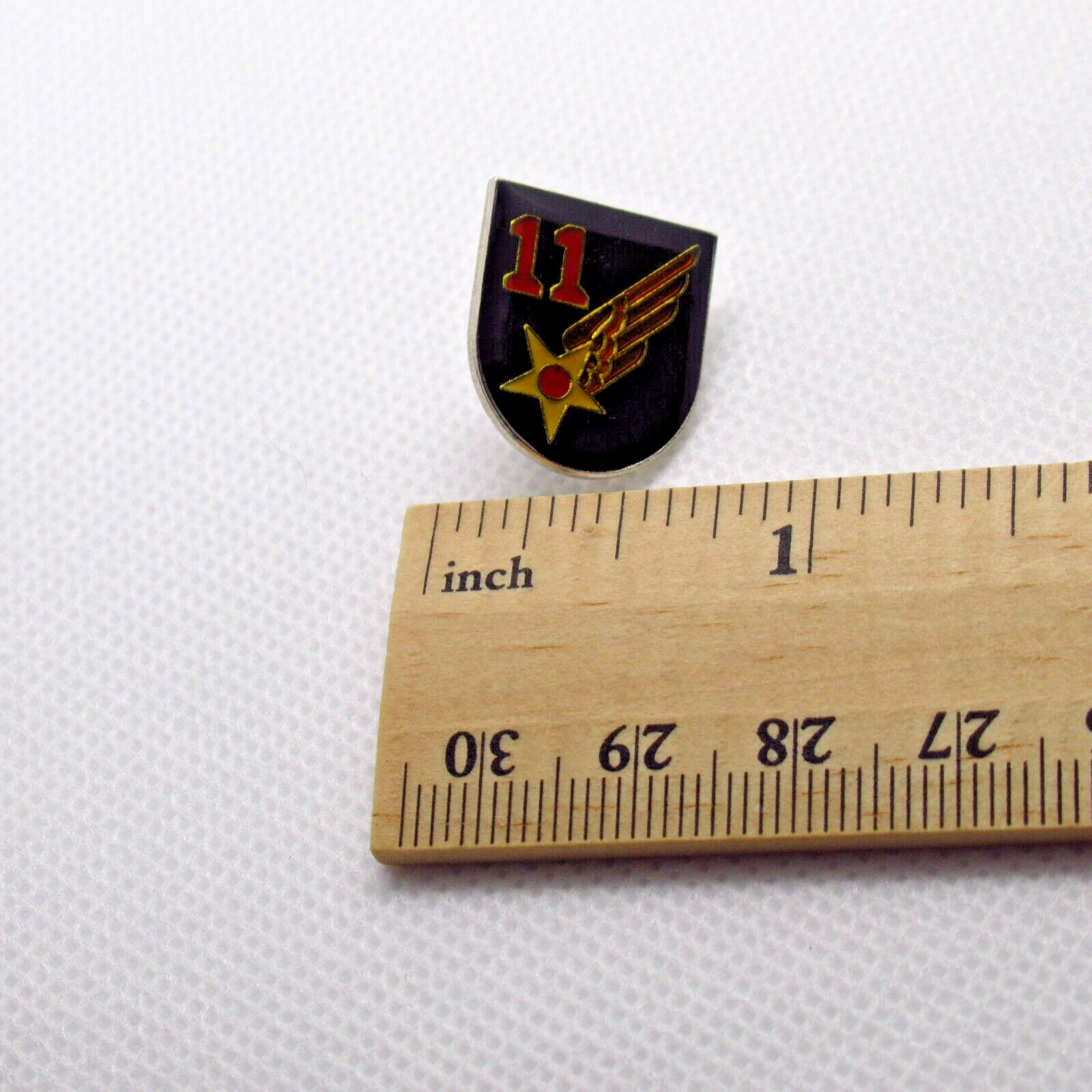 11th Air Force USAF Alaska Winged Star Military Insignia Lapel Pin Vintage