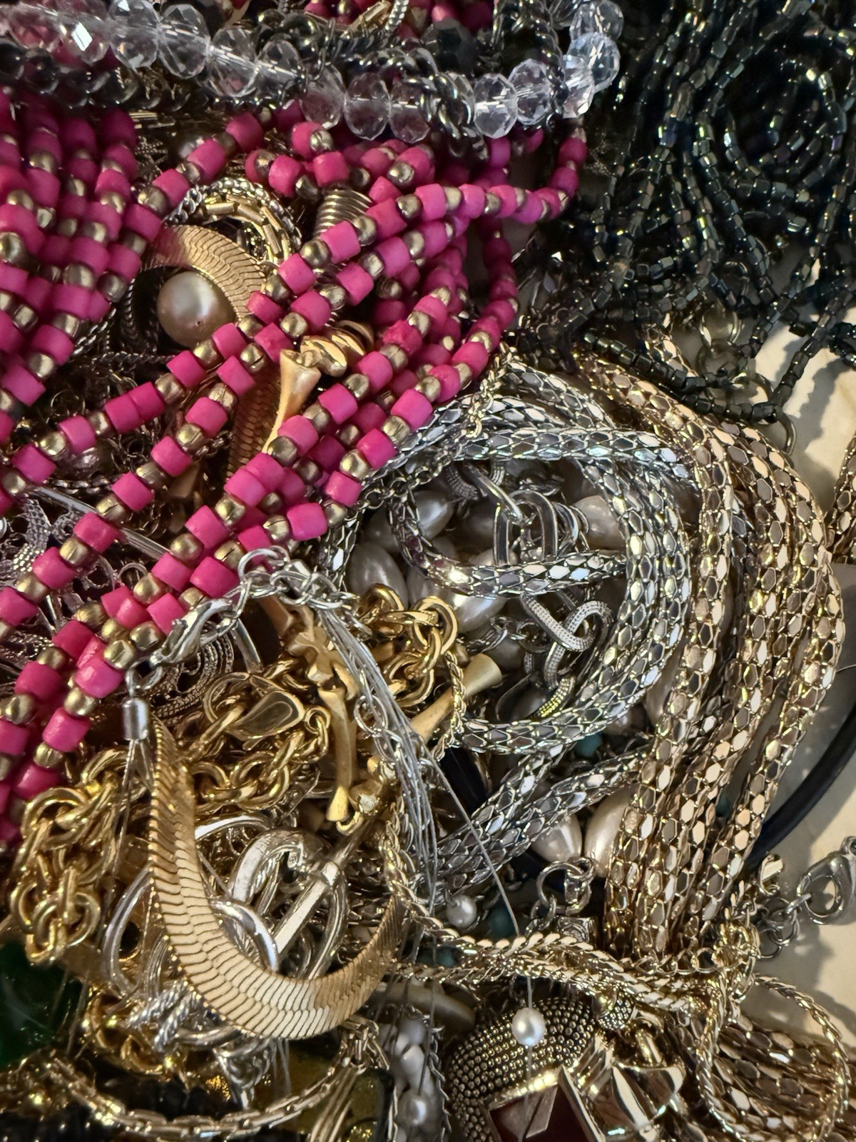 Beautiful 5 Pound Mystery Jewelry Bag Vintage ToNow ReadyTo Wear Excellent Used