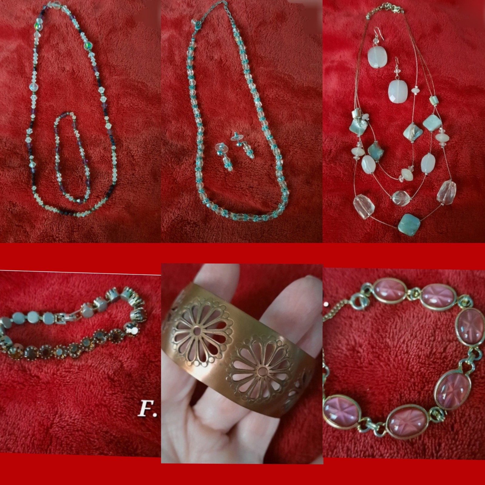 vintage costume jewelry large lot all wearable
