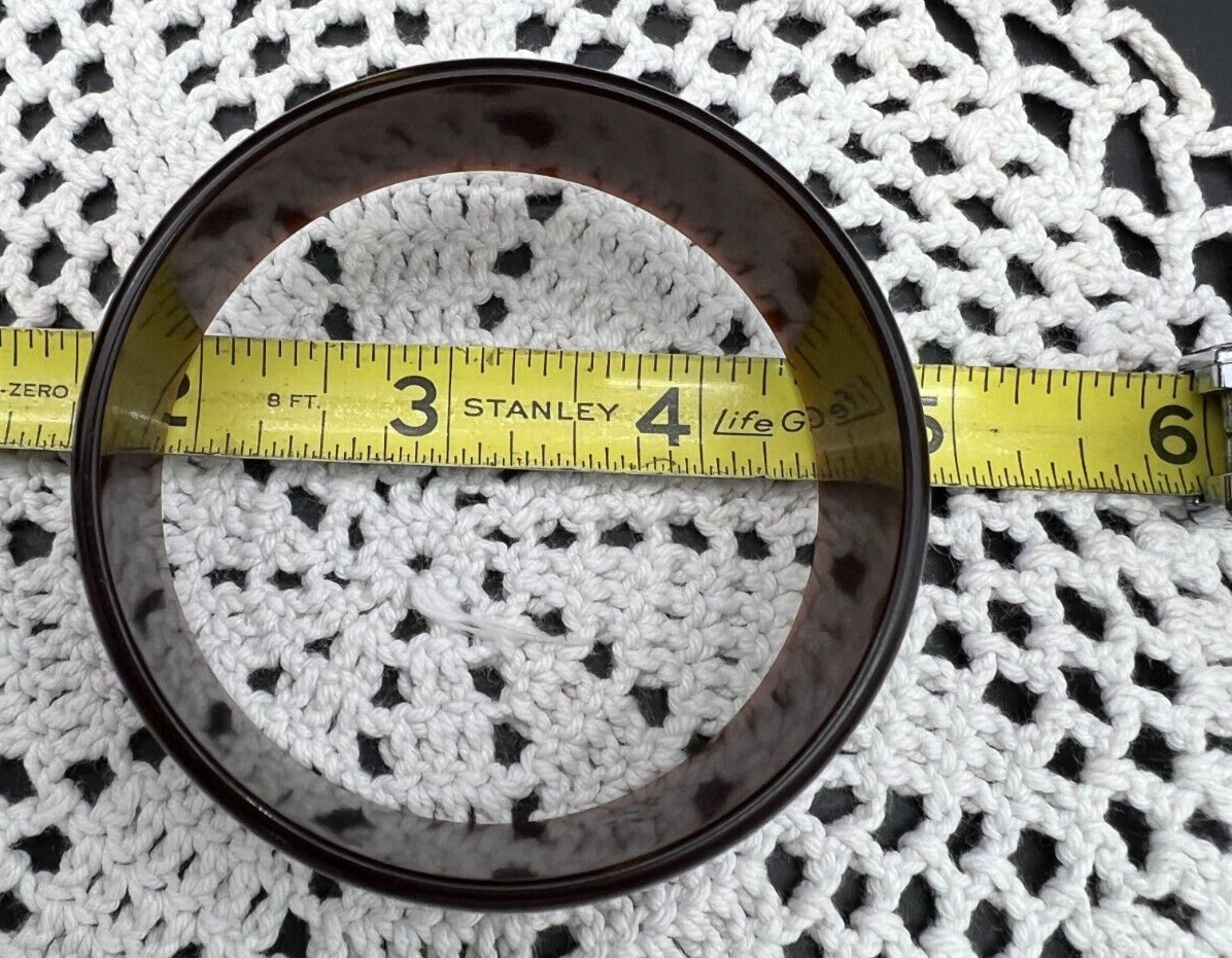 Vintage Burgandy Bakelite Bangle Bracelet Tested 30g