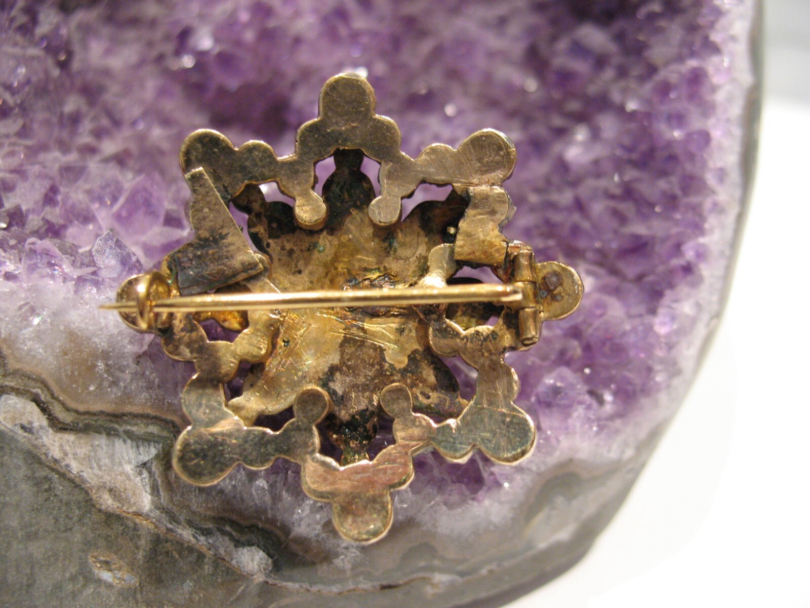 Victorian 1890’s Garnet Star Pin/Brooch