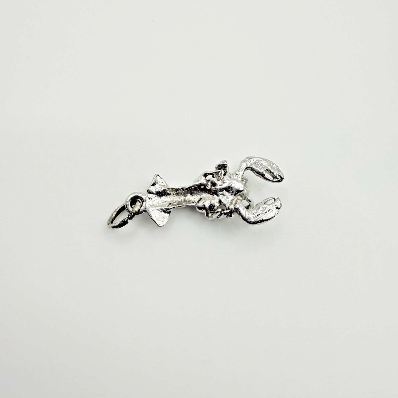 Vintage Sterling Silver Lobster Dangle Charm Sea Creatures Jewelry Accessory