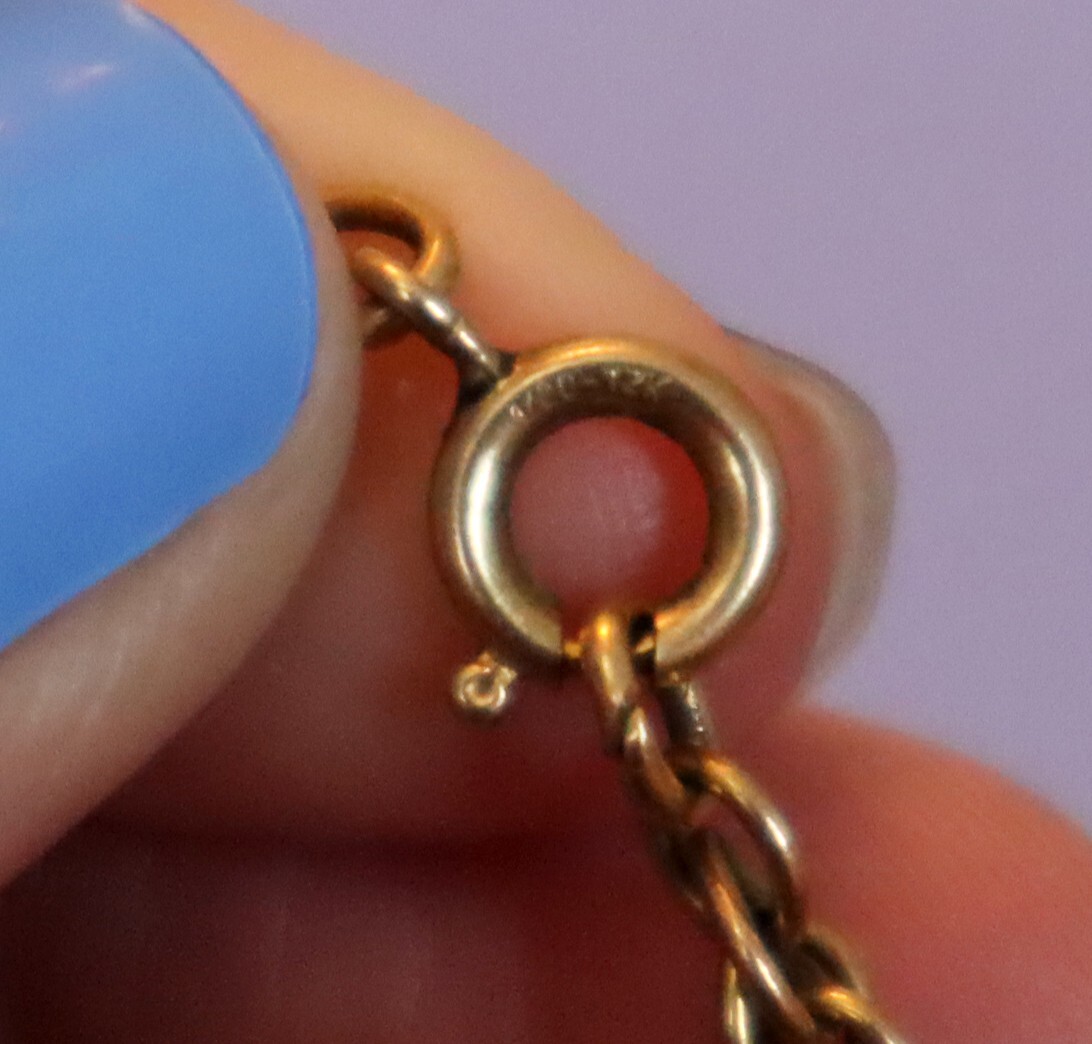 Vintage 1/20th 12k Gold Filled Chain Triple Link 25in Long 15.8g 4mm wide