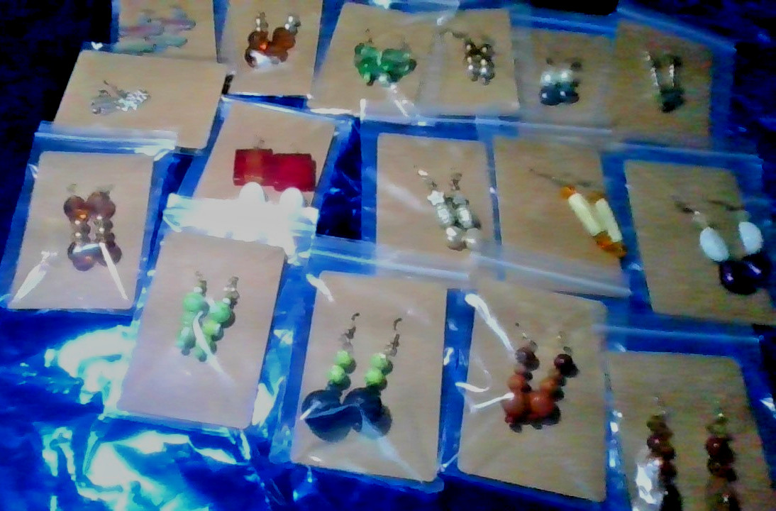 Choice of costume jewelry. Sell $6 a pair. Earrings suitable for any occasion