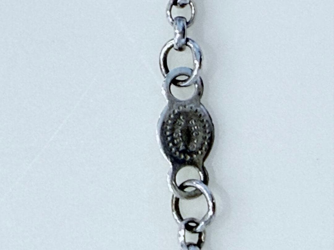 Georg Jensen Artist Heart Pendant 2003 Silver 44cm Chain 7.2g