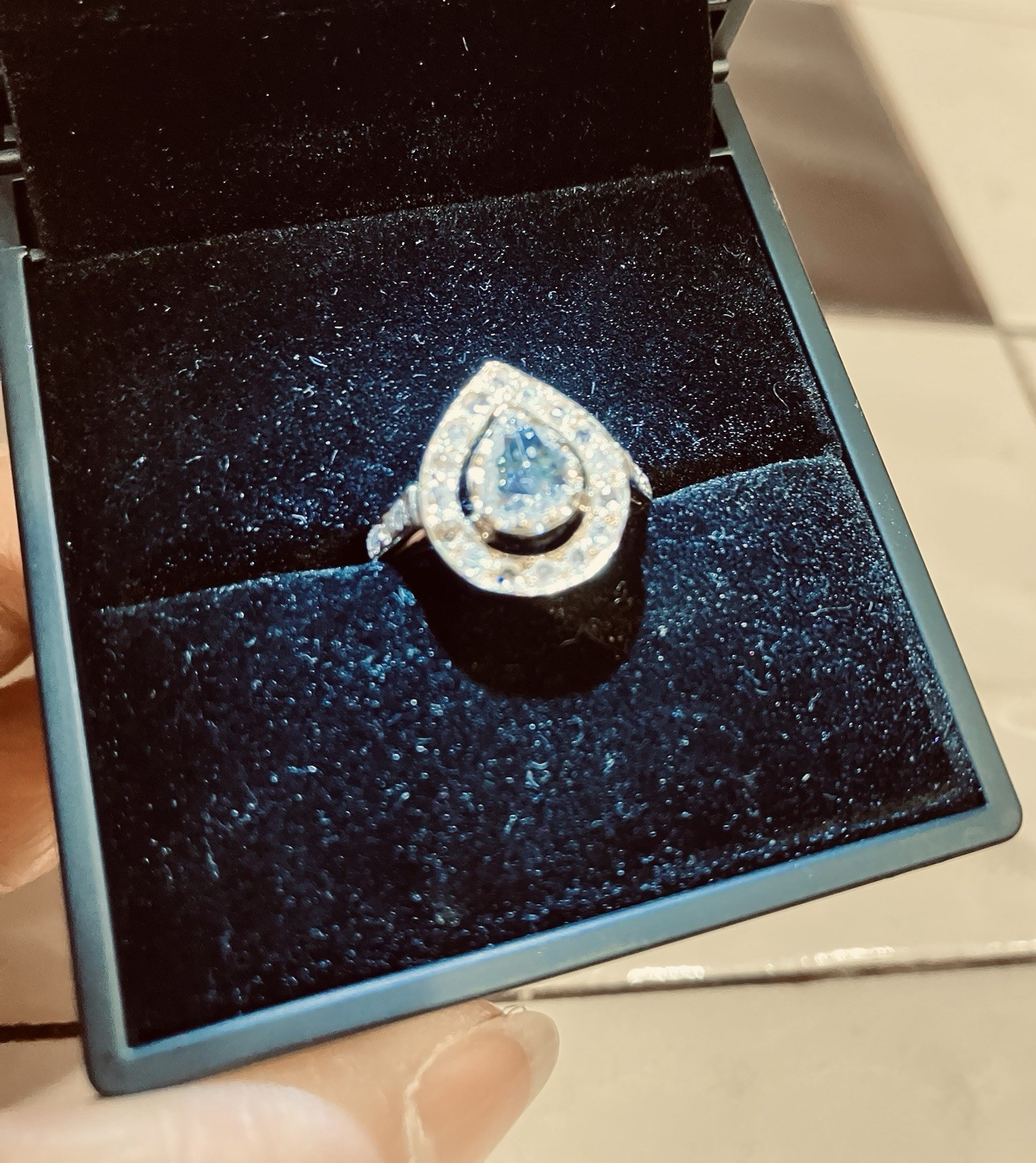 Vintage 14K Gold Rose-Cut Diamond Halo Ring