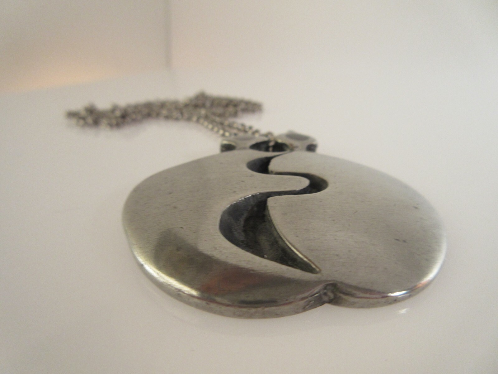 Rare Eivind Hillestad Norway signed EH Modernist 1960s Statement Necklace 24″