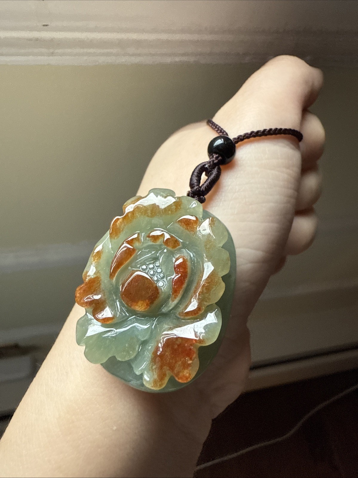 Grade A Untreated Burma Jadeite 純天然翡翠A貨老坑冰巧雕 俏色花 種水極好 Flower Certified