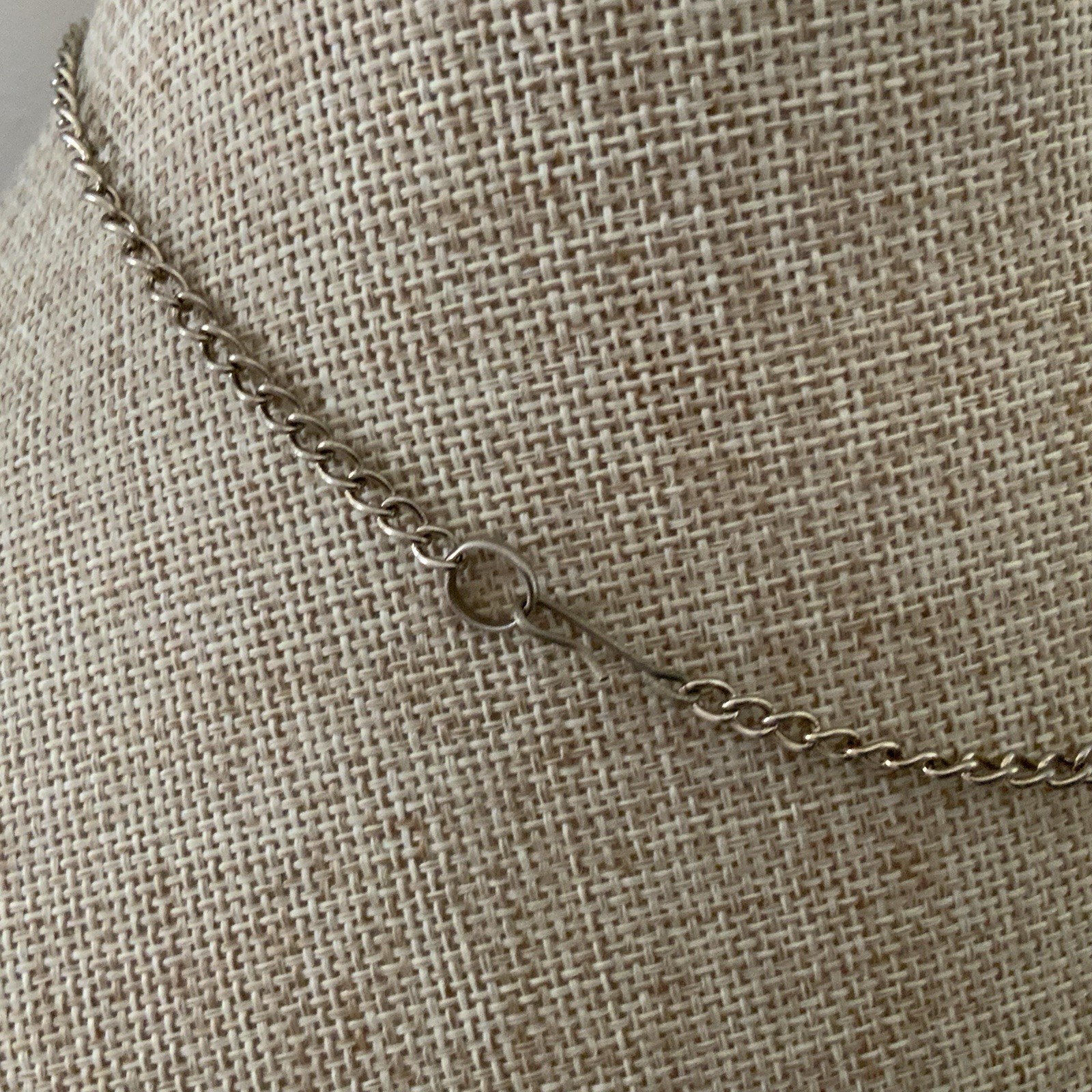 Vintage Rhinestone Mesh Choker Necklace Gold Tone Minimal Sparkle 50s