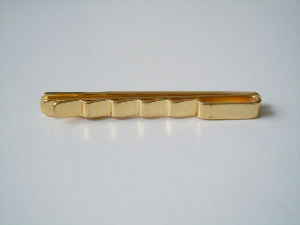 Bicolor Double Tie Clip Holder Clear 7.2 G/5.2 X 0.5 Cm