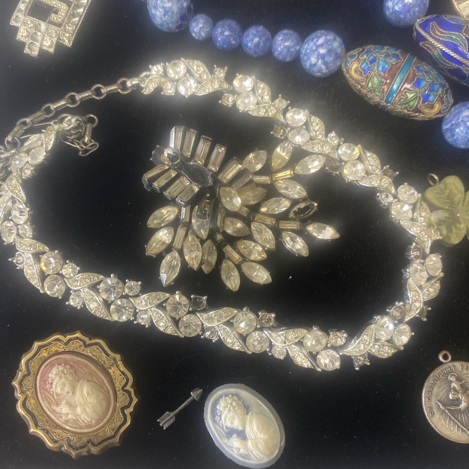 Antique Vintage Lot Of Jewelry Estate Sale Unsearched As Is #2