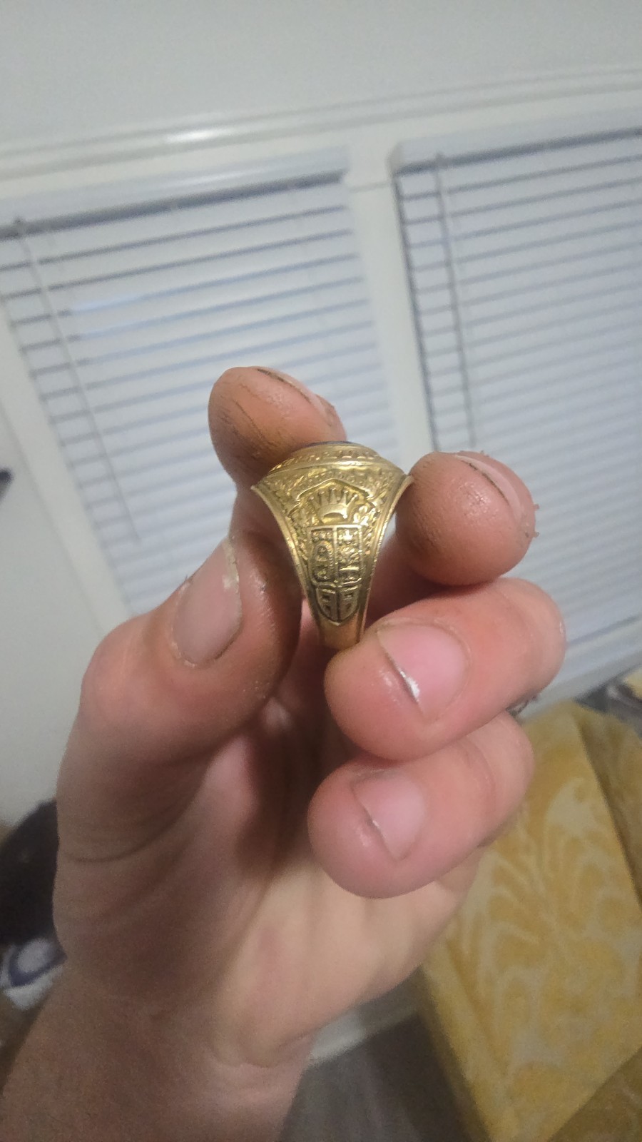 jostens gold ring vintage 12.5g 10k 1871 1922 collegium