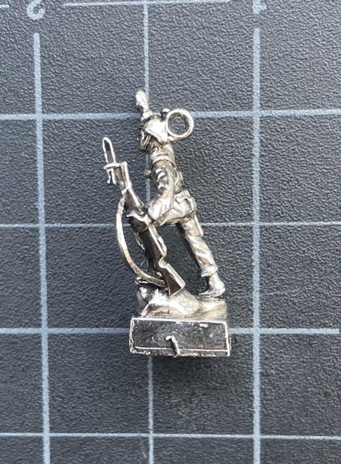 Crest Craft US Army Infantryman Fort Benning Georgia 3D Soldier Charm Pendant
