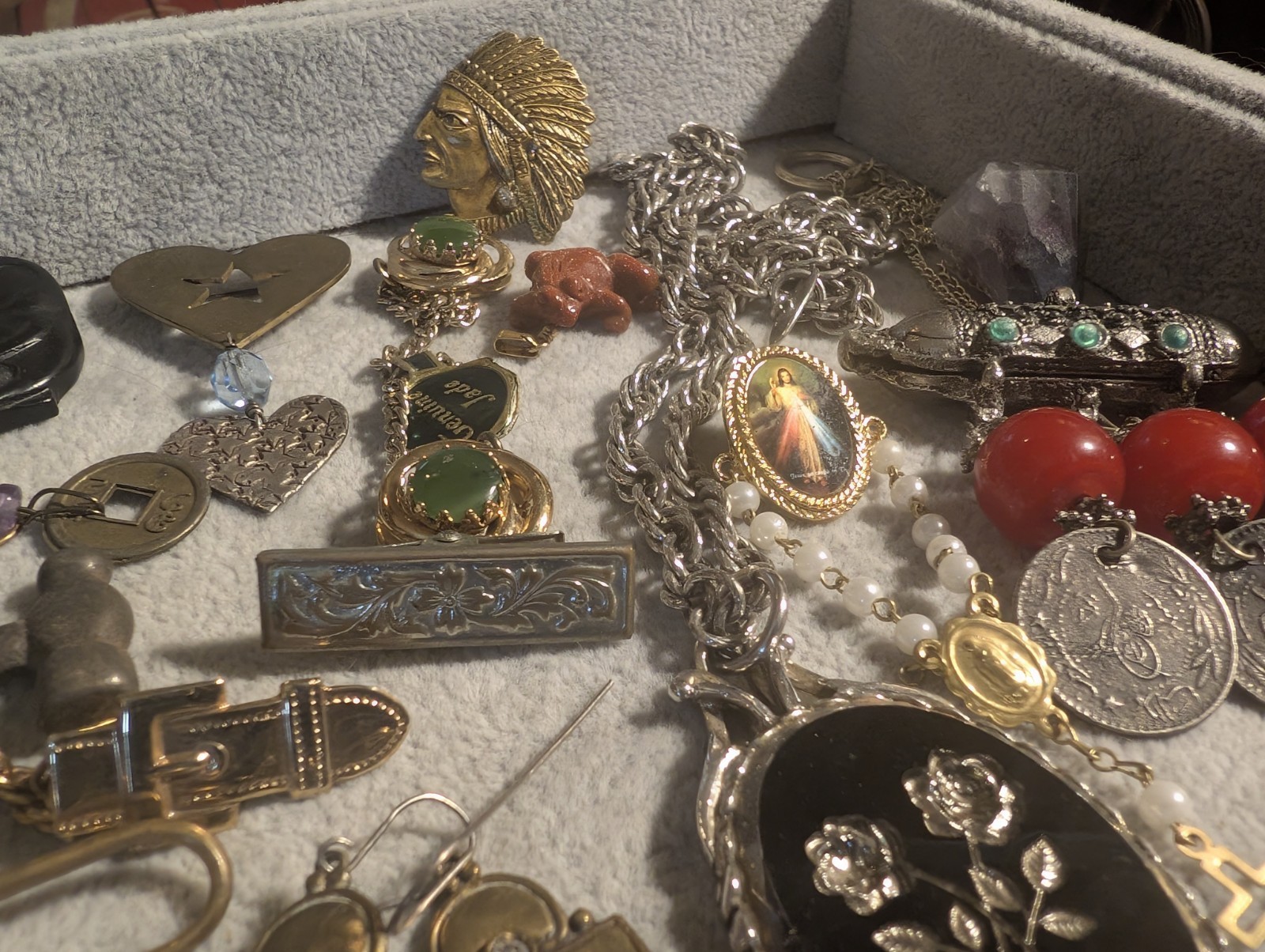 43 Vintage Unusual Wearable Collectible Craftable Jewelry & Nice Items Lot! 925