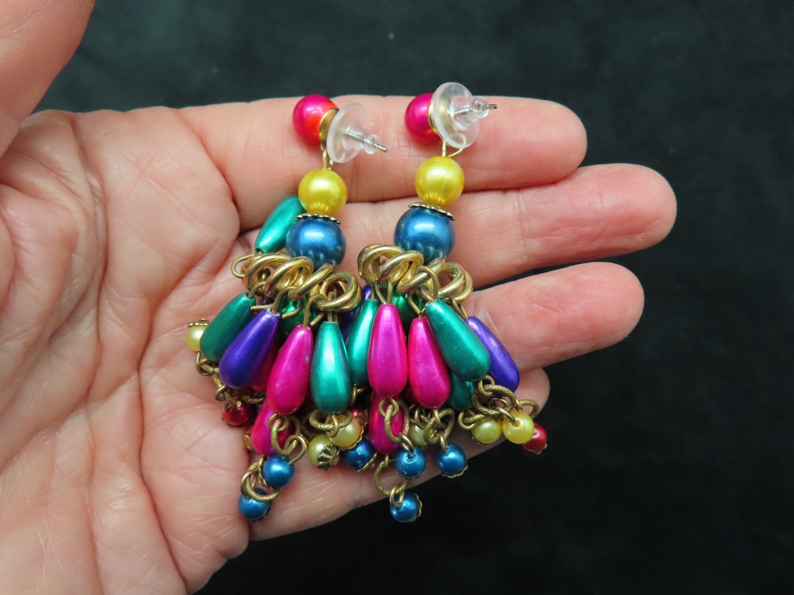 Vintage What We Wore In The 1980’s Gypsy Style Pierced Earrings
