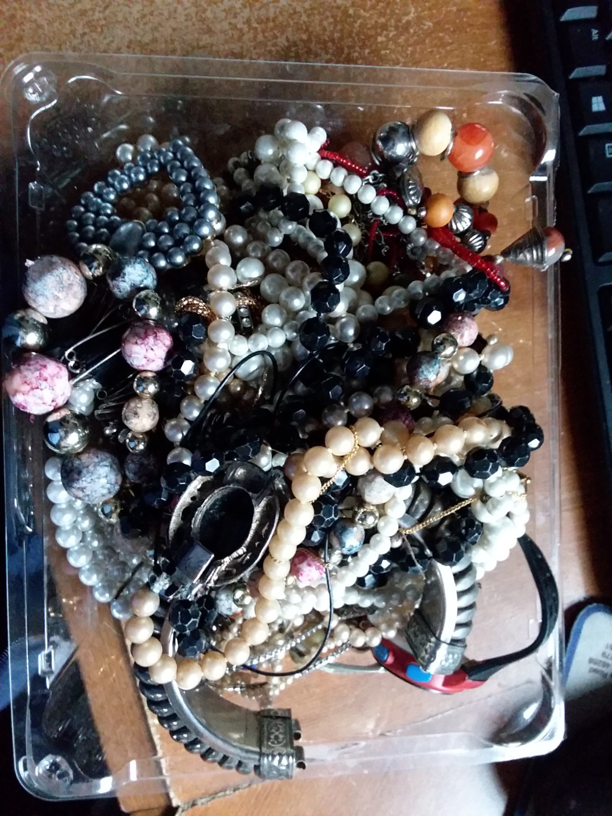 Costume Jewelry Craft lot 3 lb great for repairing or repurposing