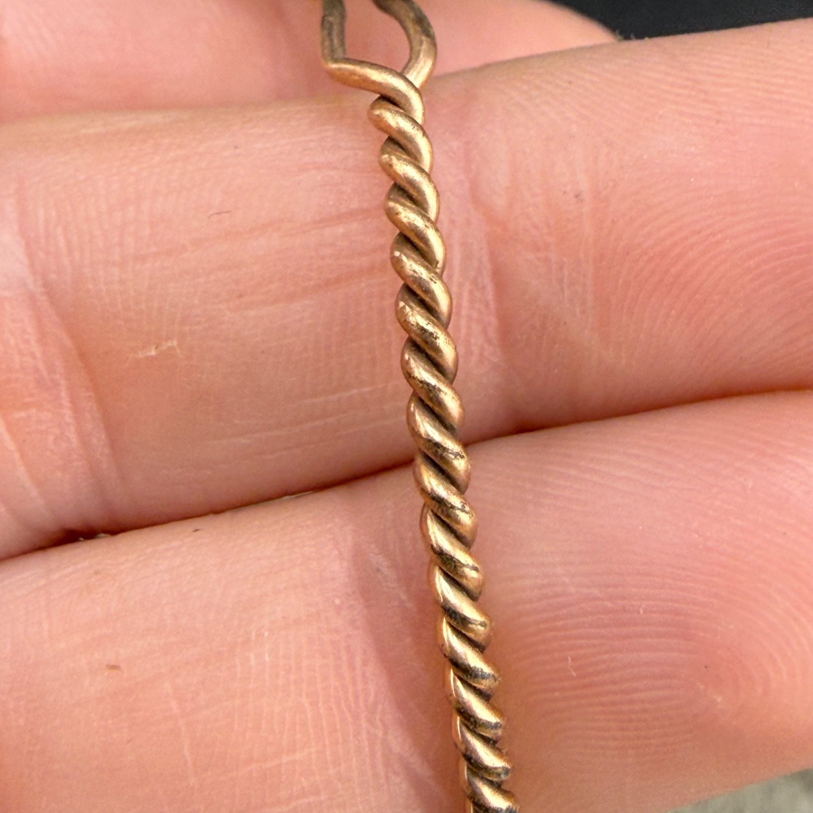 Vintage Gold Filled Engraved Bracelet 6.5”