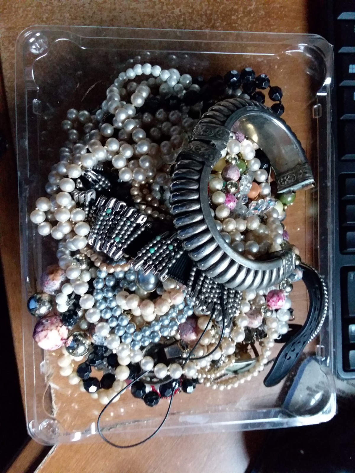 Costume Jewelry Craft lot 3 lb great for repairing or repurposing