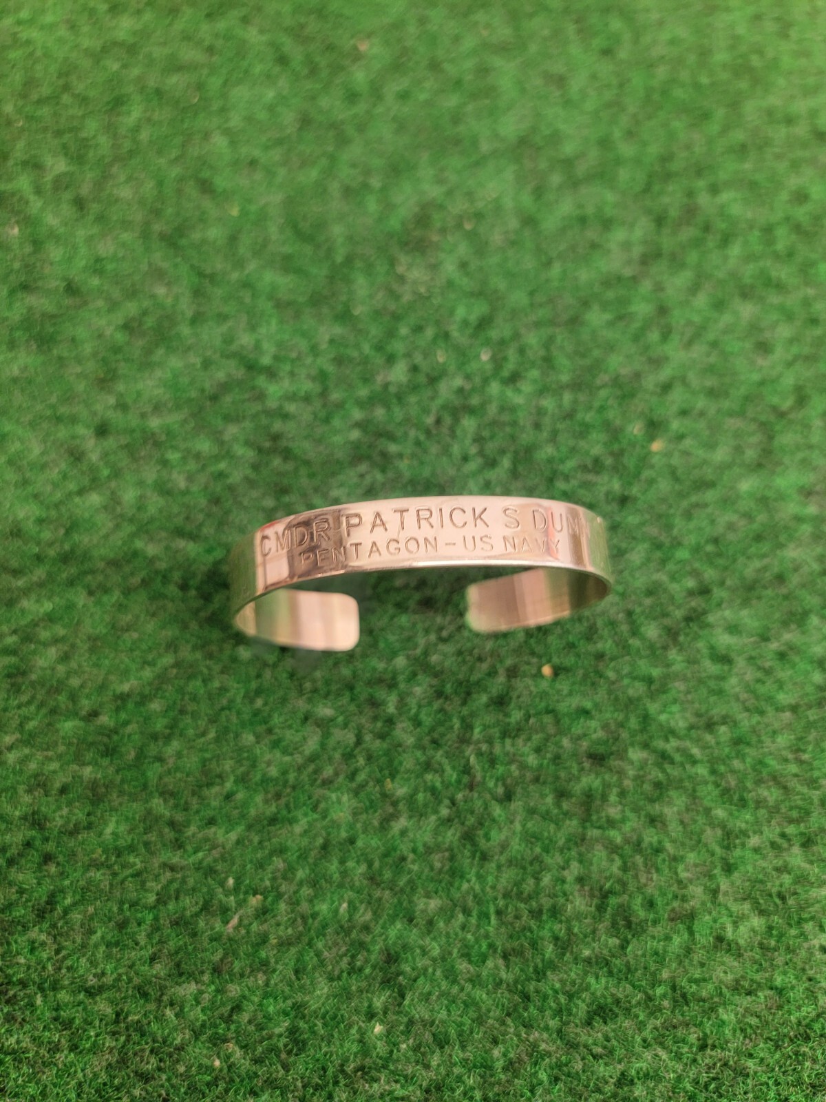 CMDR Patrick S Dunn Pentagon – US NAVY Bracelet 925. Kabana Vintage