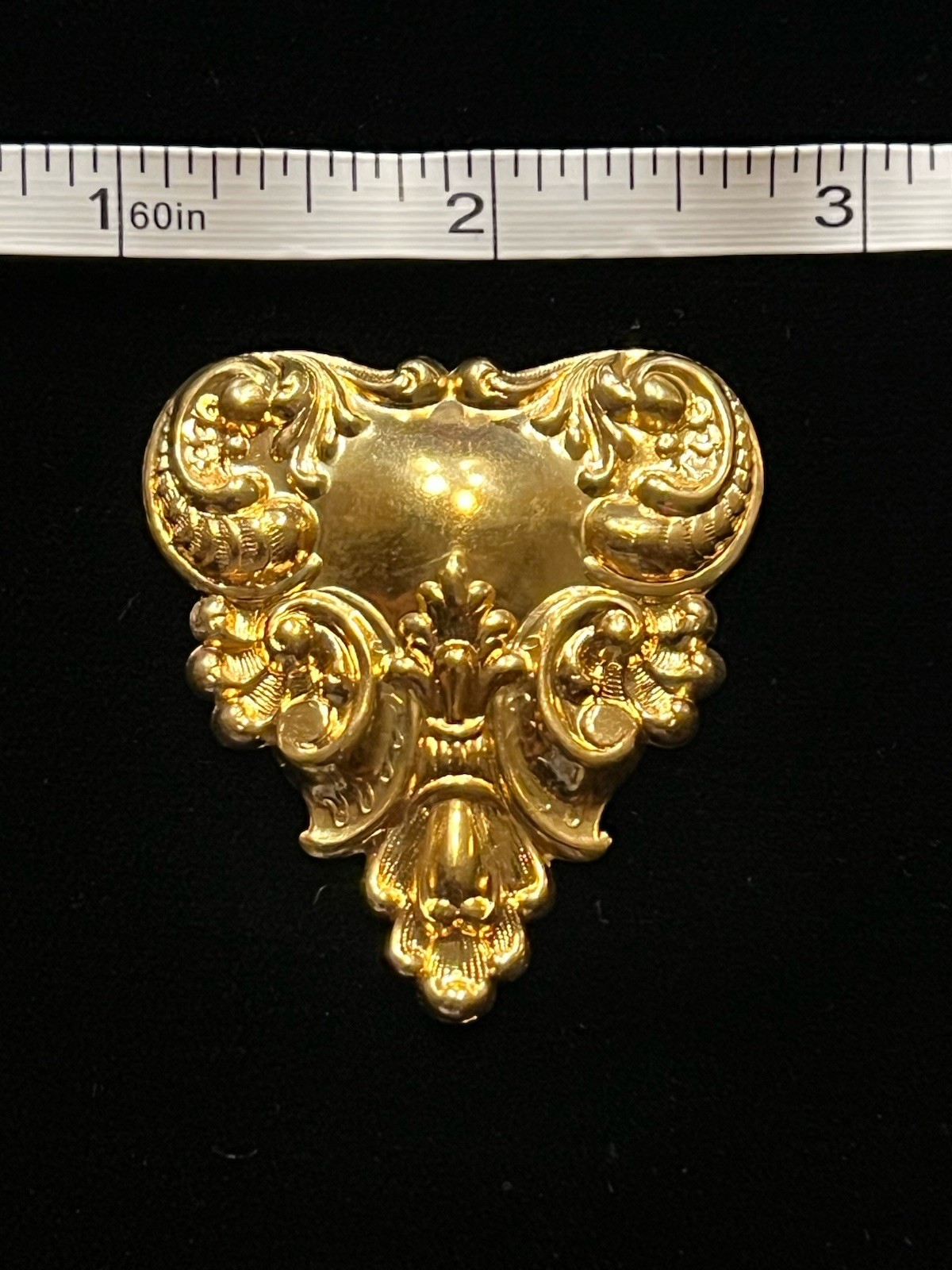 Vintage Gold Plated Stamping for Jewelry Design/22K Quality Finish Over Brass