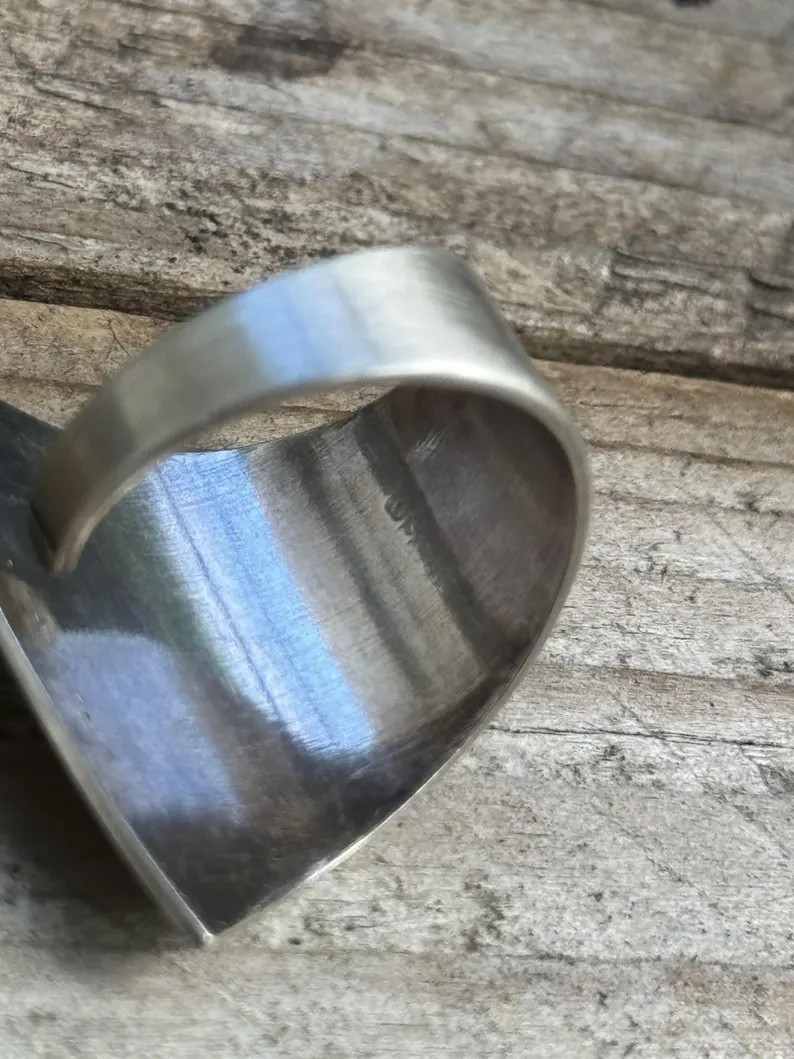 vintage artisan ring sterling silver 925