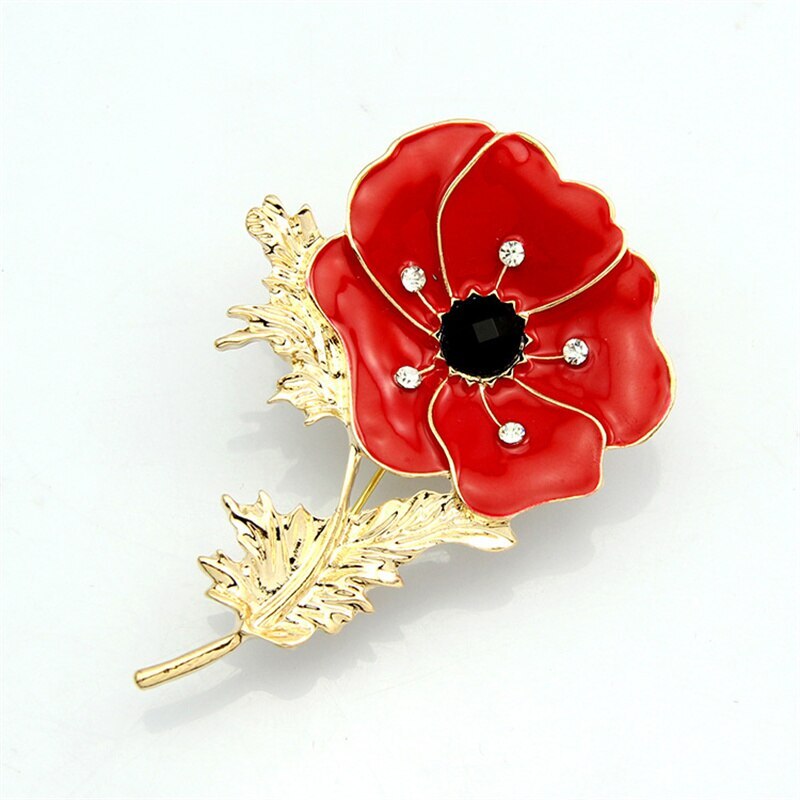 Plant Series Flower Brooch Enamel Pin Mens Suit Brooch Lapel Badge Corsage