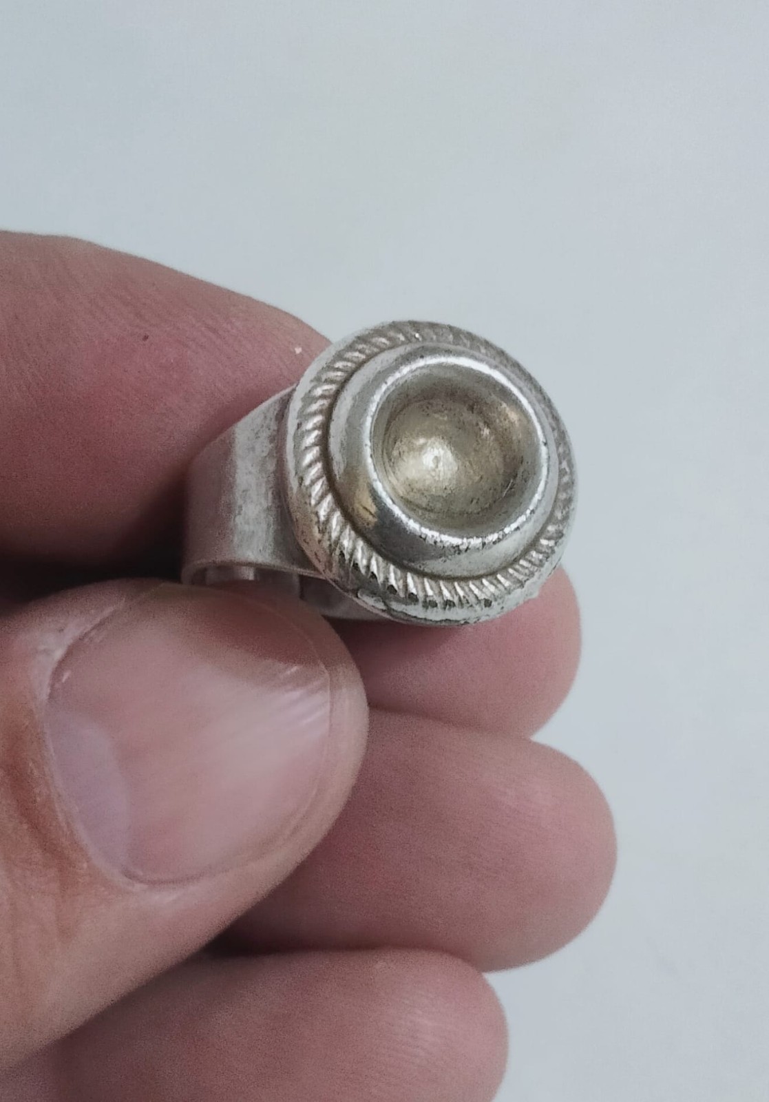 Vintage Silver Dome Ring – Timeless, Elegant Design, Perfect for Any Occasion!