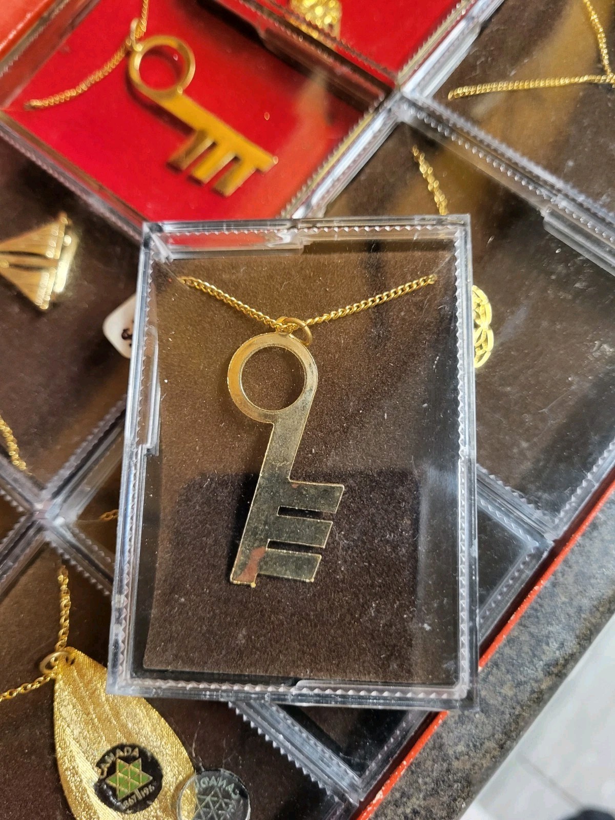 Vintage New Old Stock Novelty Necklace Unopened Case Of 12 Retail Stock 1960s