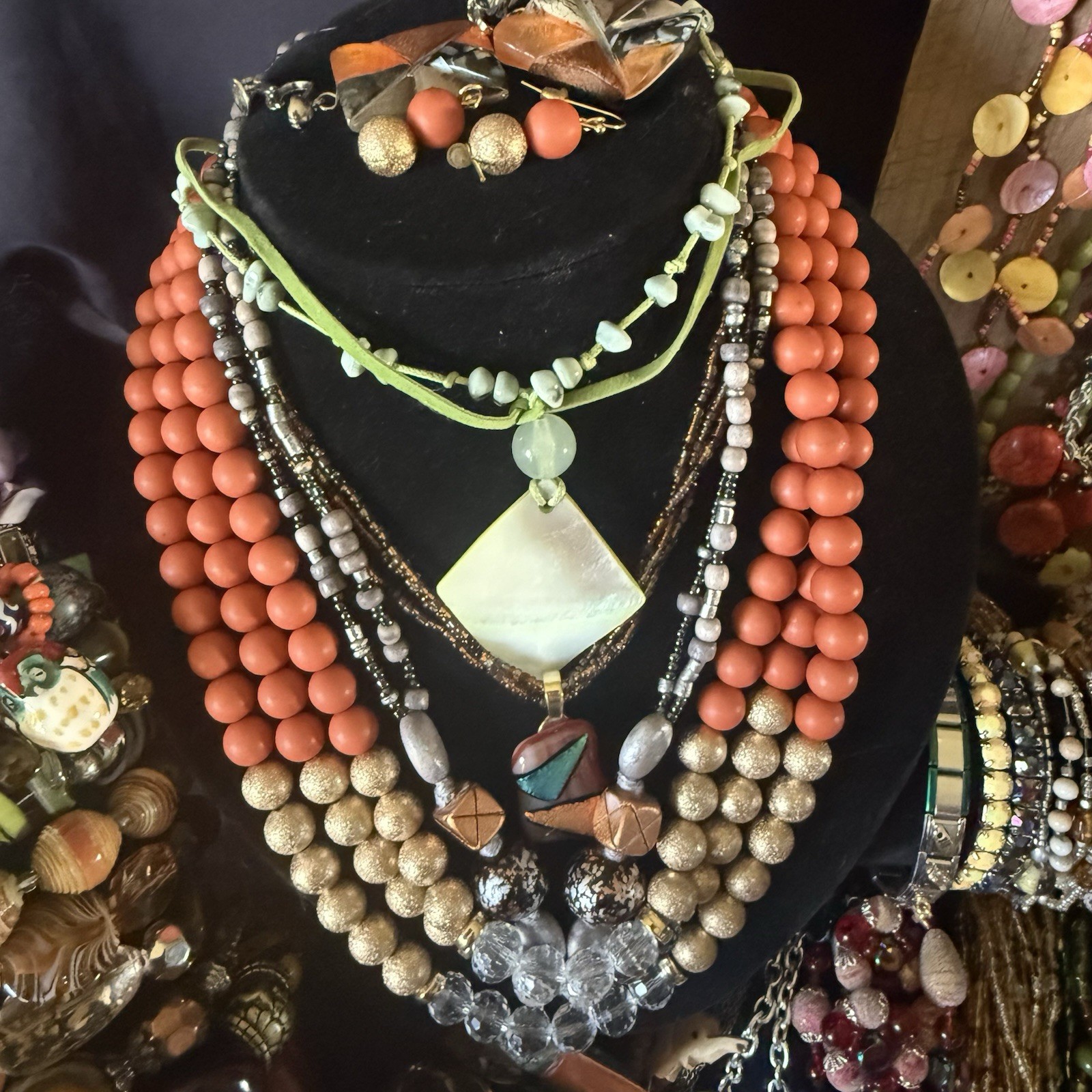 100+ Wearable Jewelry Vintage to Now Estate Costume Mix Craft Redesign 8lbs Lot