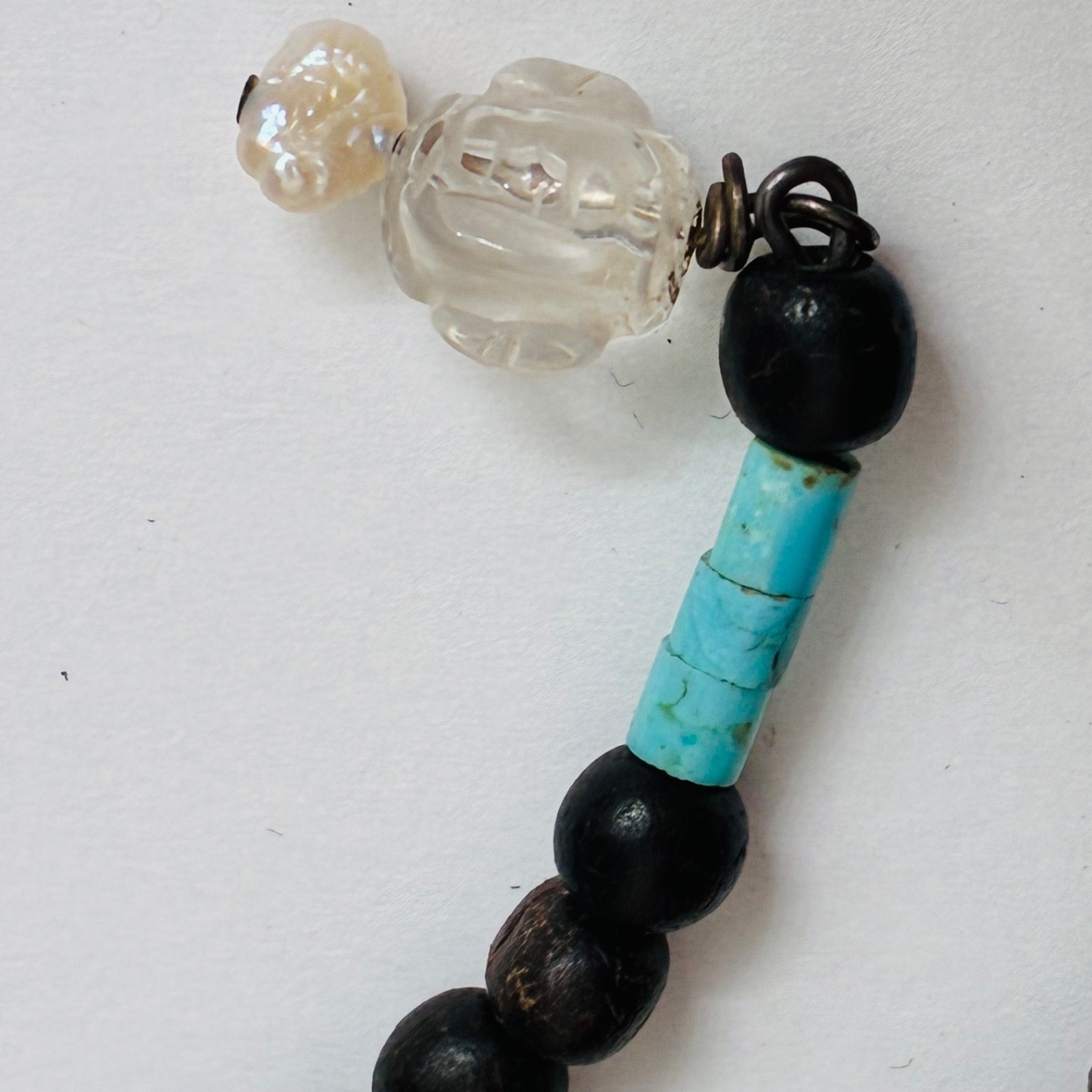 Red Cinnabar Turquoise Necklace