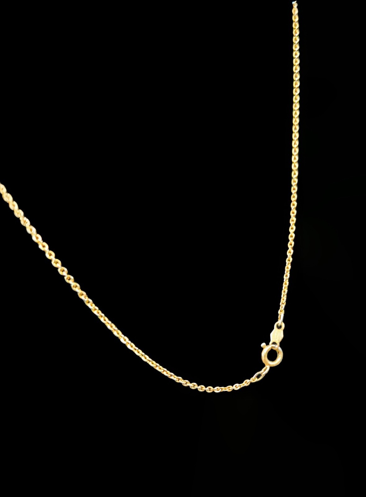 Danecraft 24kt Gold Over 925 Sterling Cubic Zirconia Pendant 18″ GF Necklace