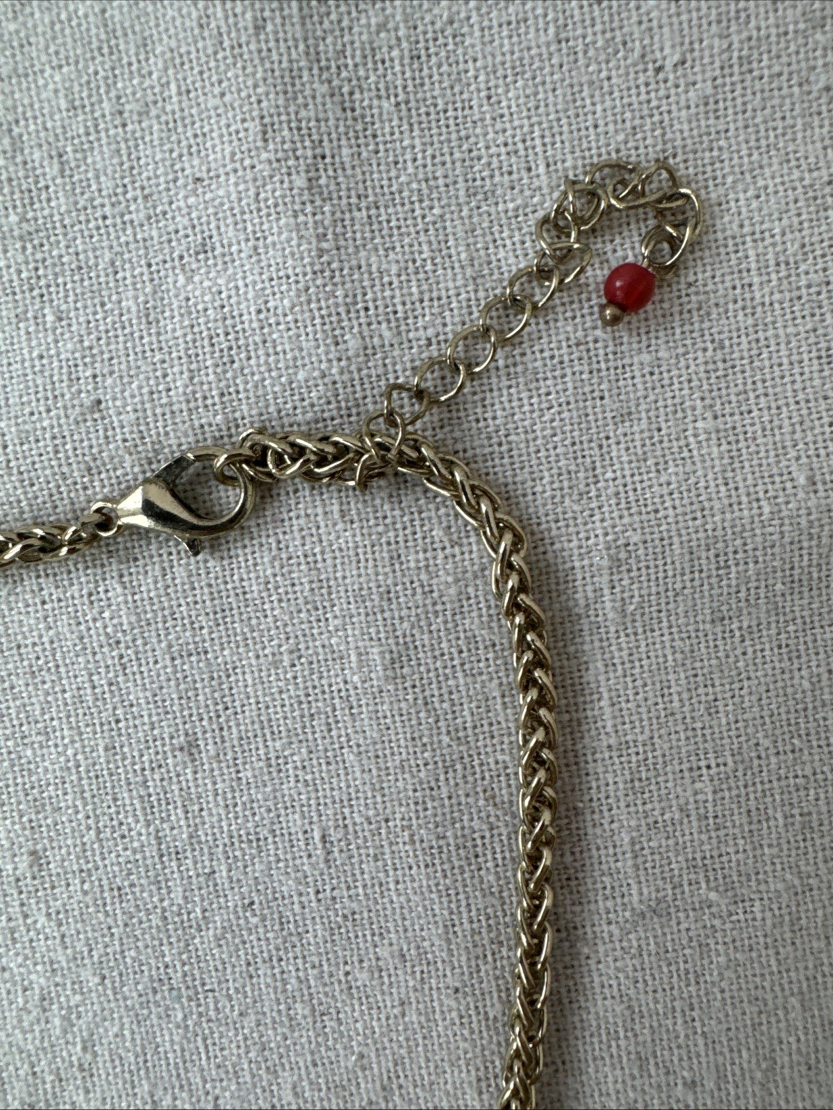 VALENTINES! pink red Gold Modernist Metal Jewelry y2k 1990s boho chunky necklace