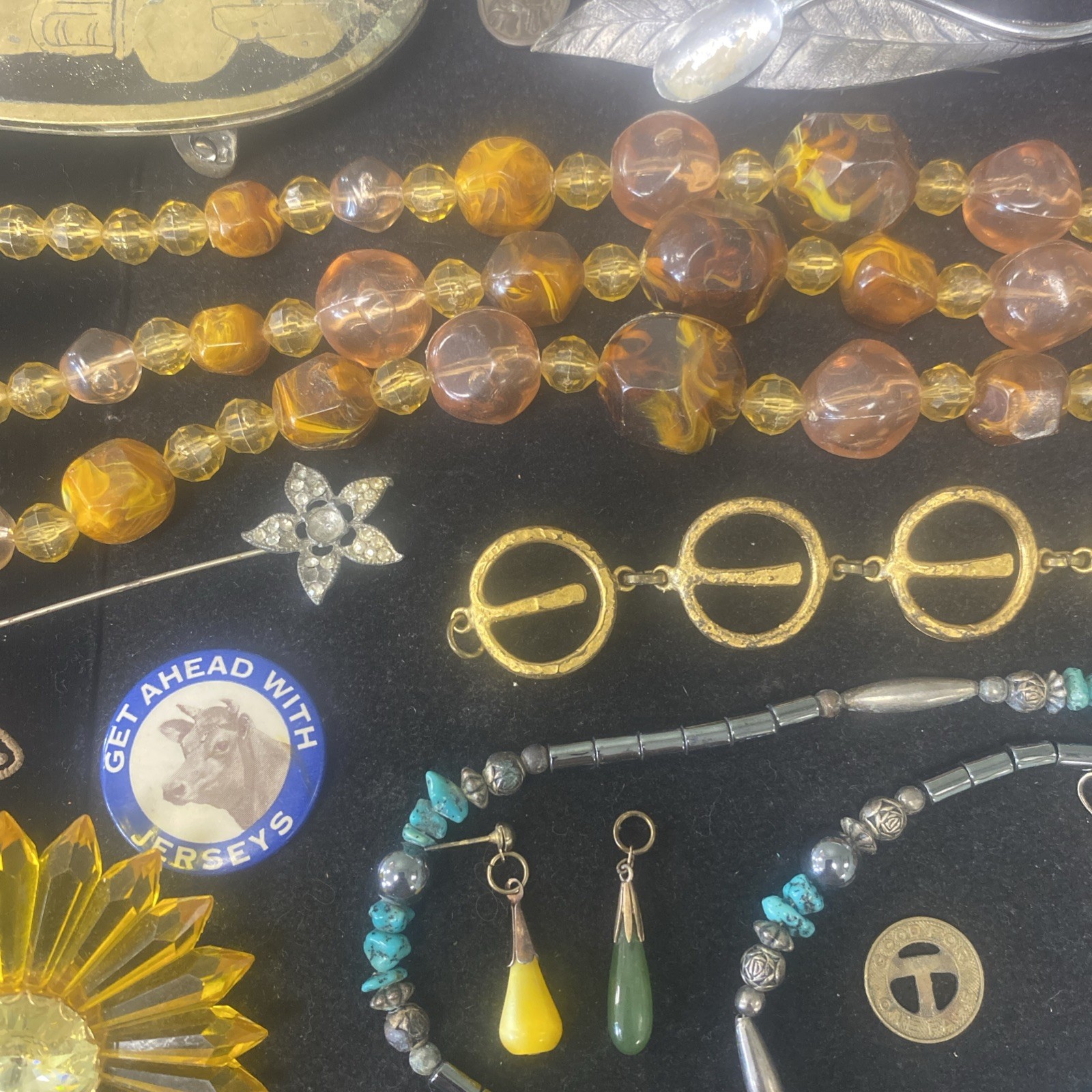 Antique Vintage Lot Of Jewelry Estate Sale Unsearched As Is #2