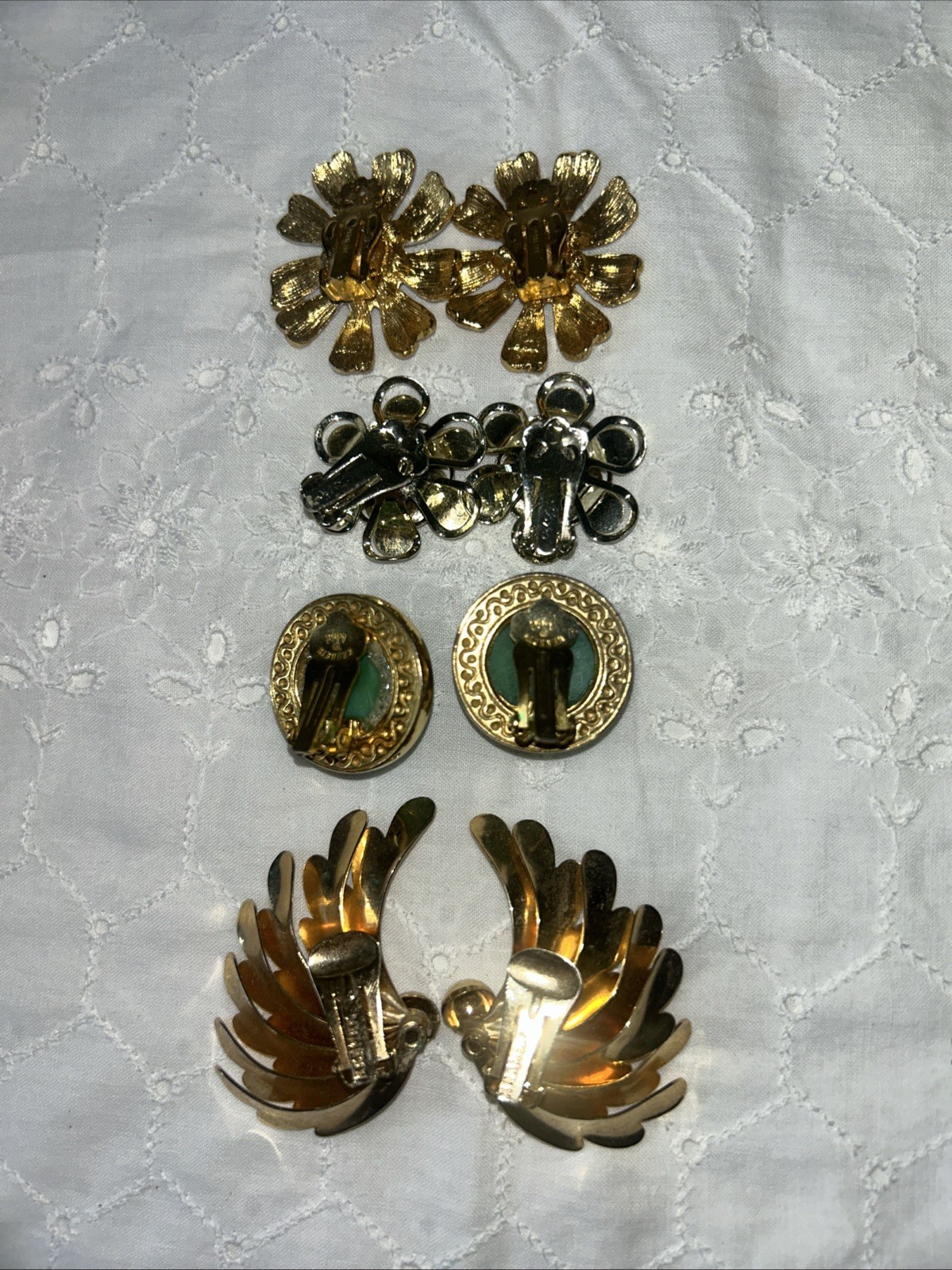 Vintage Costume Earrings- Park Lane Coro Kenneth Lane Kramer -4 Sets