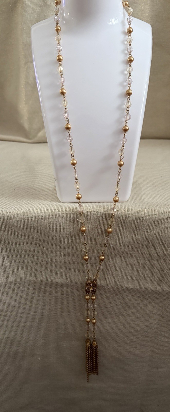 Vintage 1928 Tassel Necklace