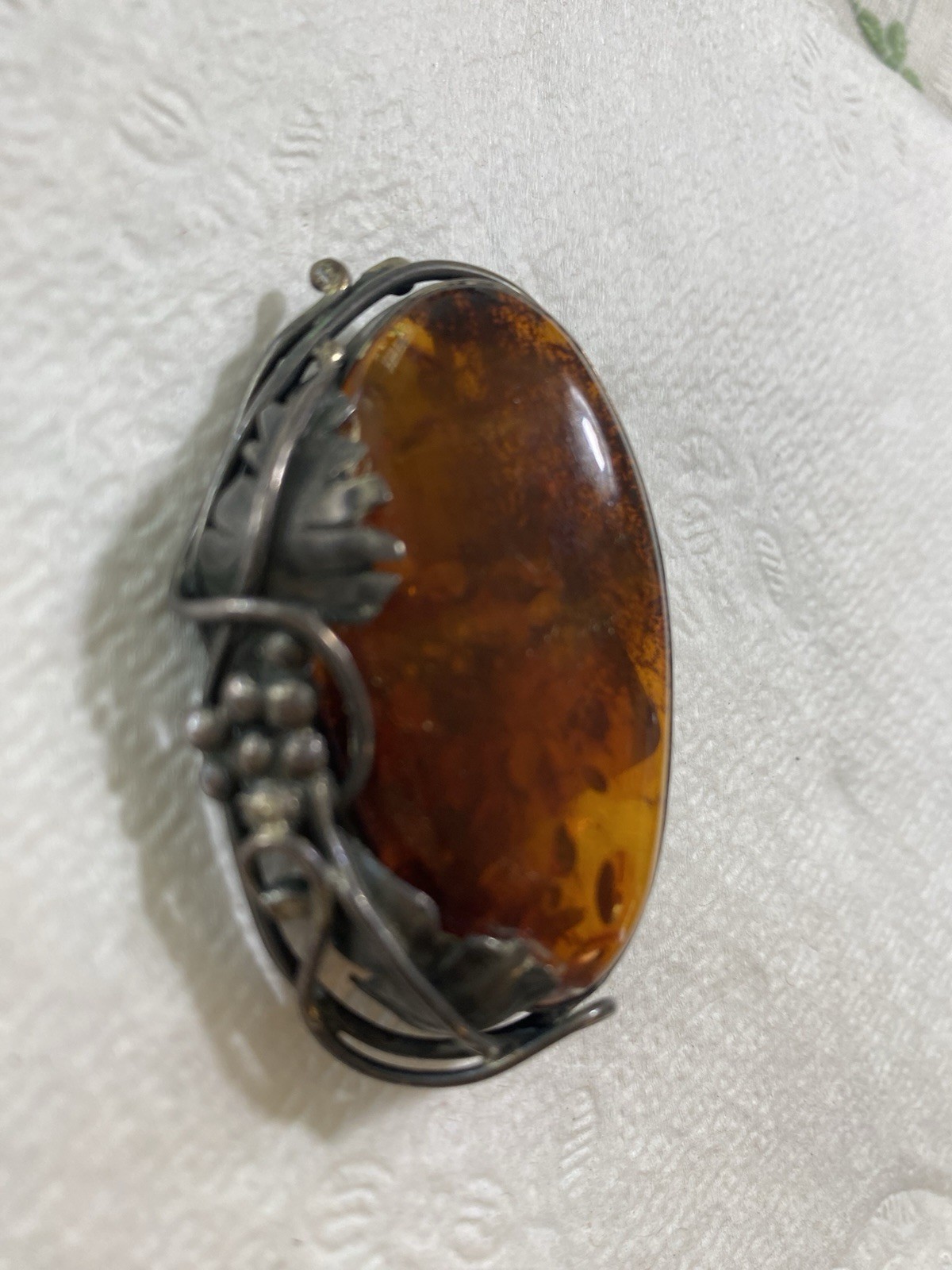 Vintage Amber Brooch
