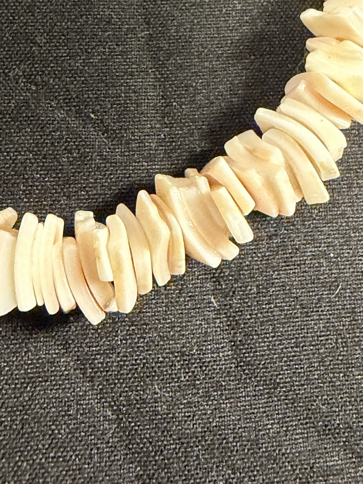 Puka Shell Necklace (white) With (pink) Bracelet Beach, Surfer, Summer 1980’s