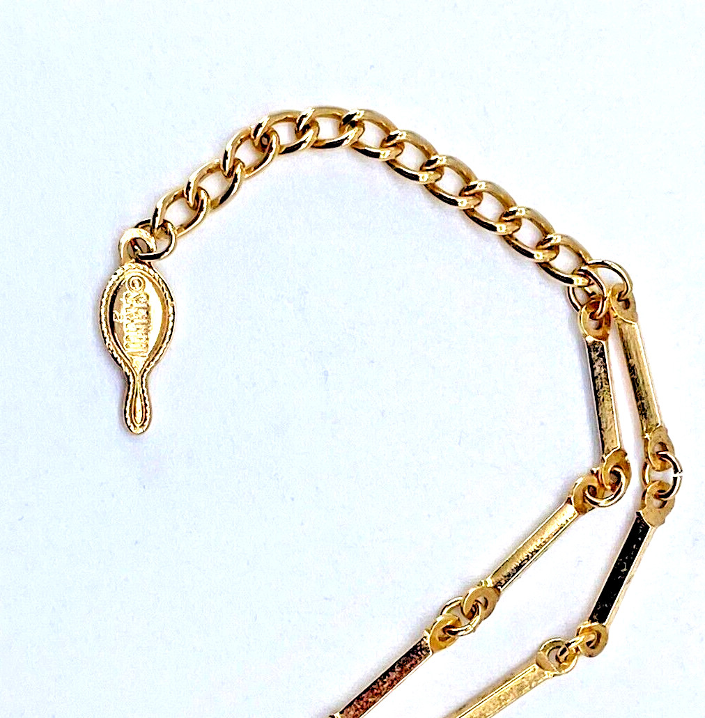 Sarah Coventry Multi-Chain Gold Tone Pendant Necklace 17″ Vintage Signed