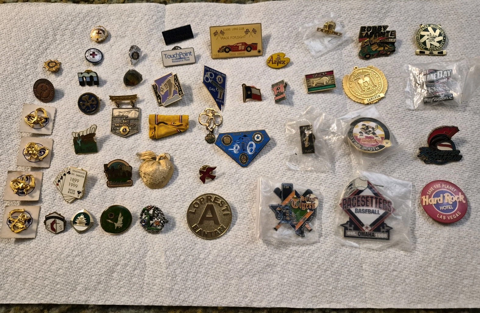 Large Vintage Pin Collection, Disney, Elk Lodge, Animals & More Lot Of 45