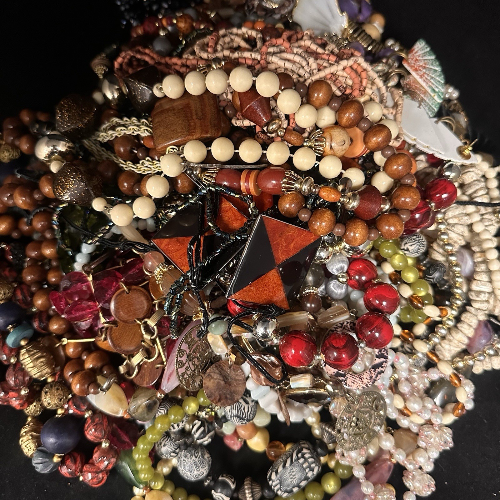 Jewelry Lot 5 Lbs Vintage Estate Modern Costume Wearable Craft Junk Resale #3