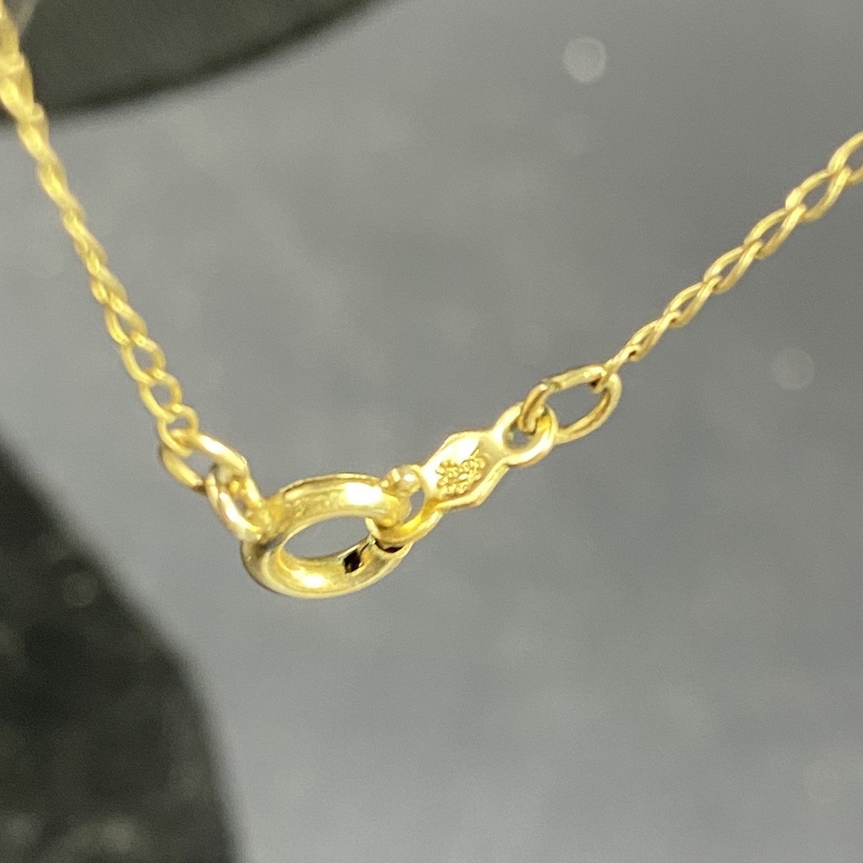 Vintage Marathon 14K Solid Gold Puffy Heart 12K GF Crown Chain Necklace Set