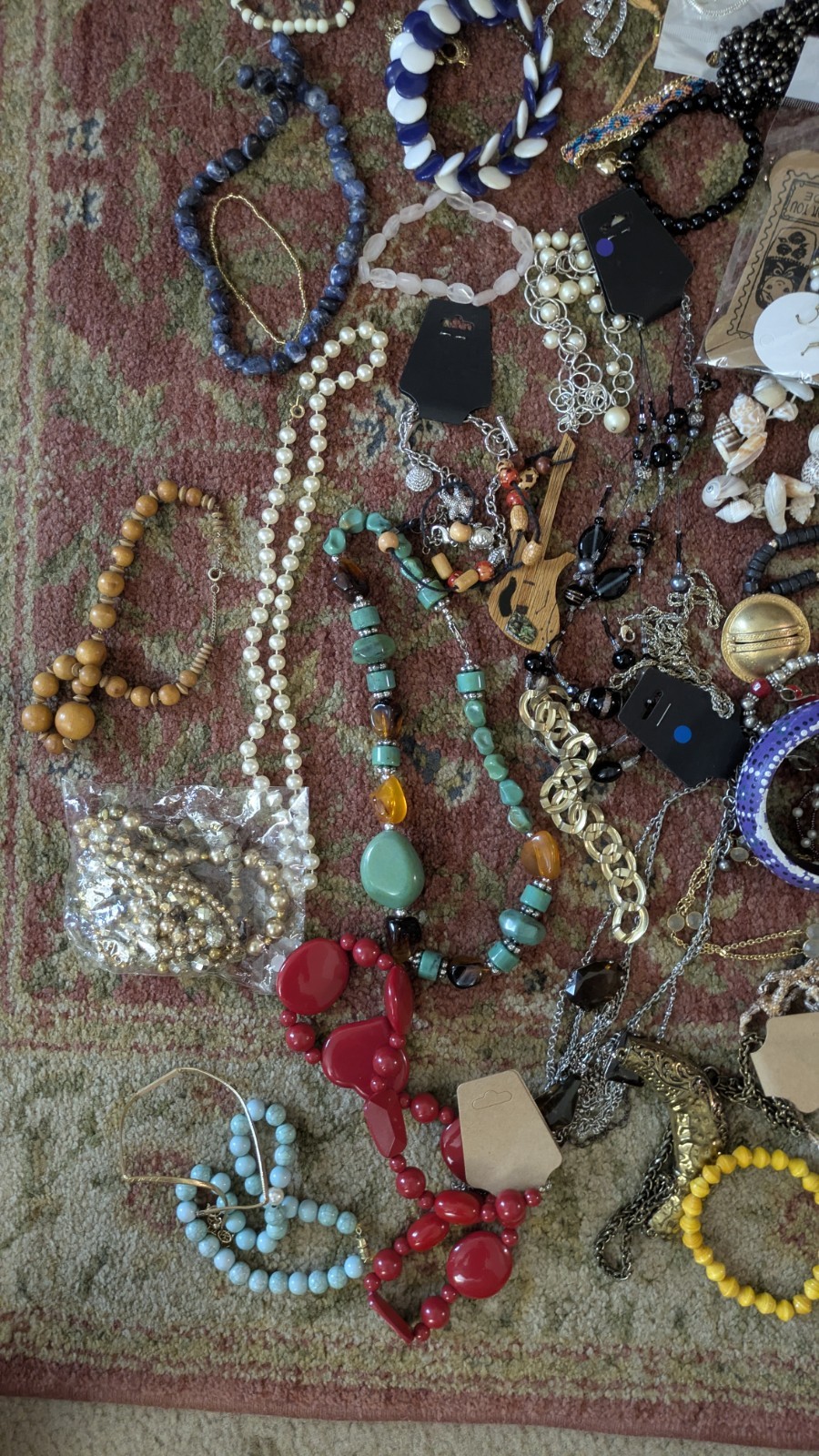 17 Lbs Of Unresearched Vintage/Modern/New Resell Or Crafting Jewelry Lot