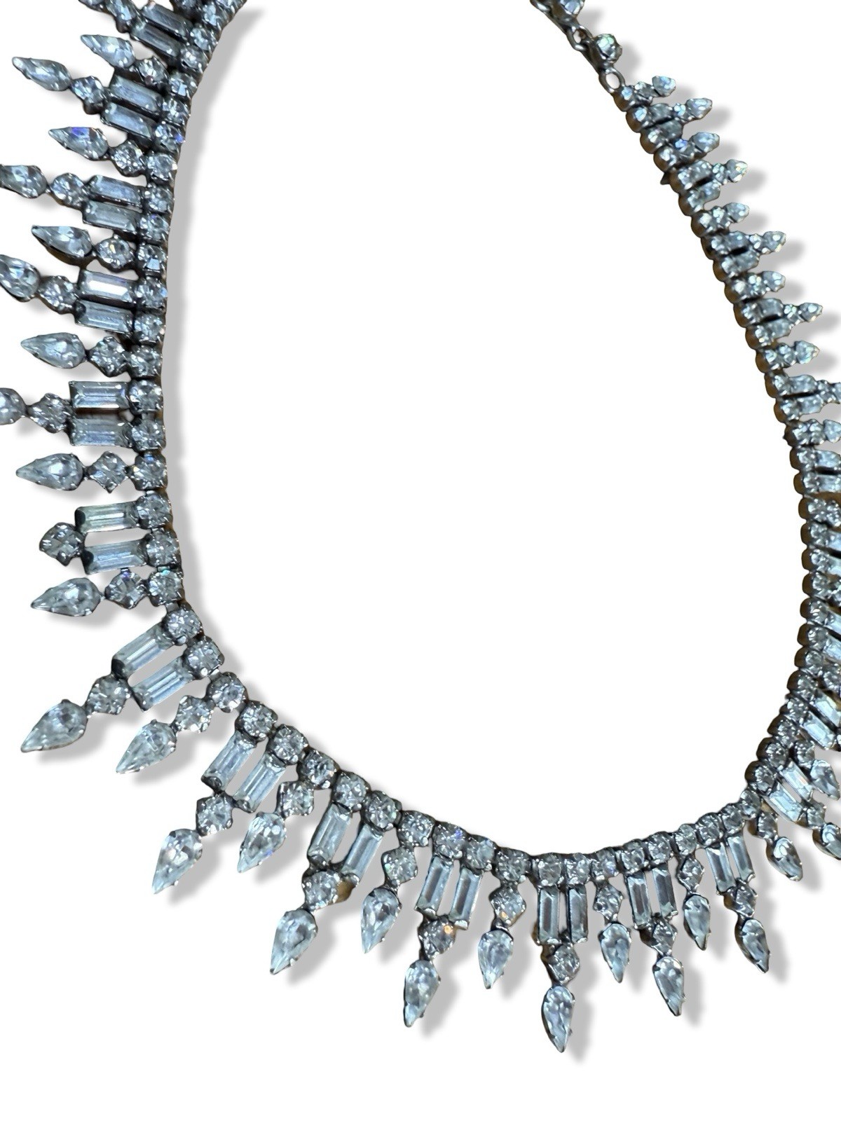 Kramer Of Ny Vintage Rhinestone Necklace