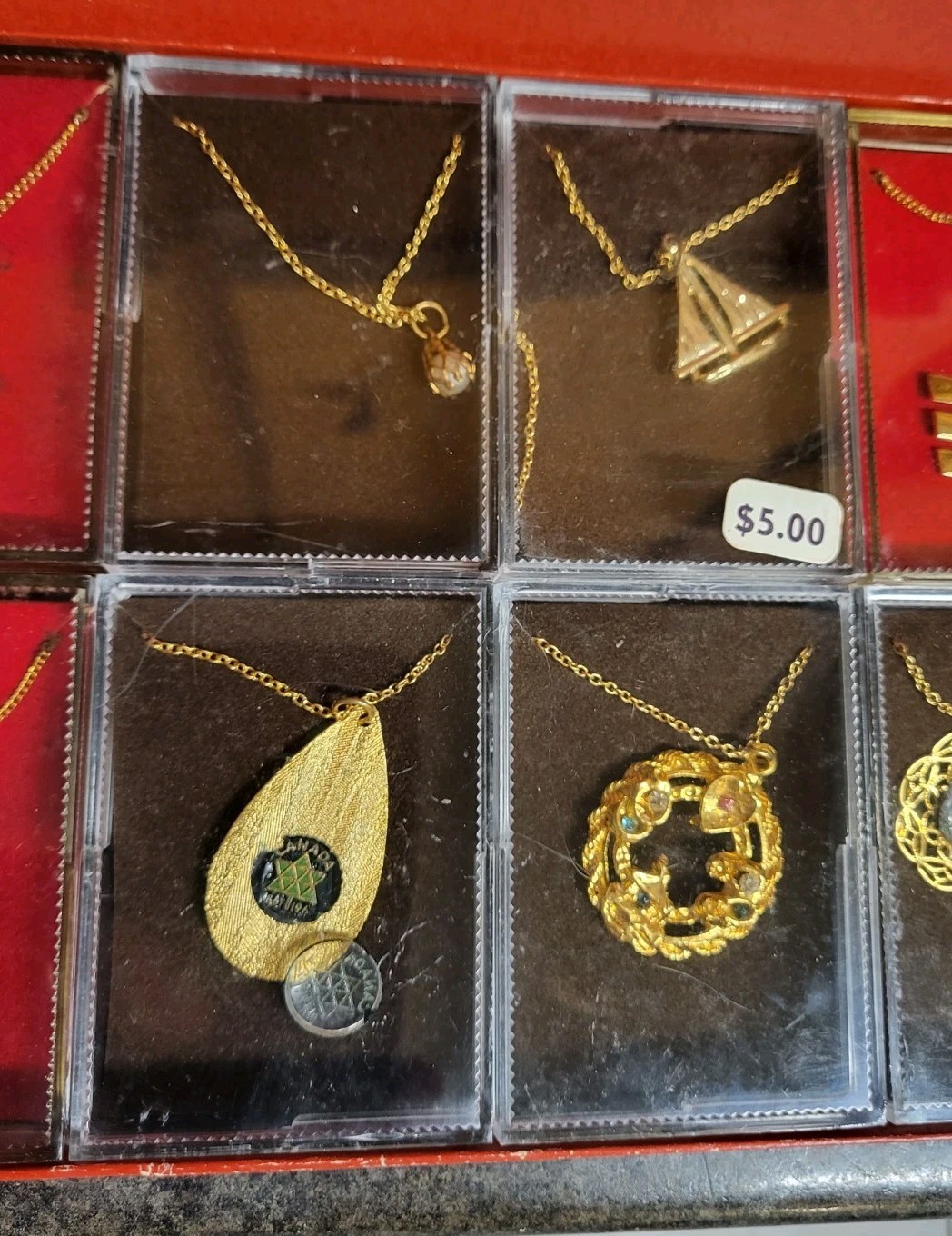 Vintage New Old Stock Novelty Necklace Unopened Case Of 12 Retail Stock 1960s