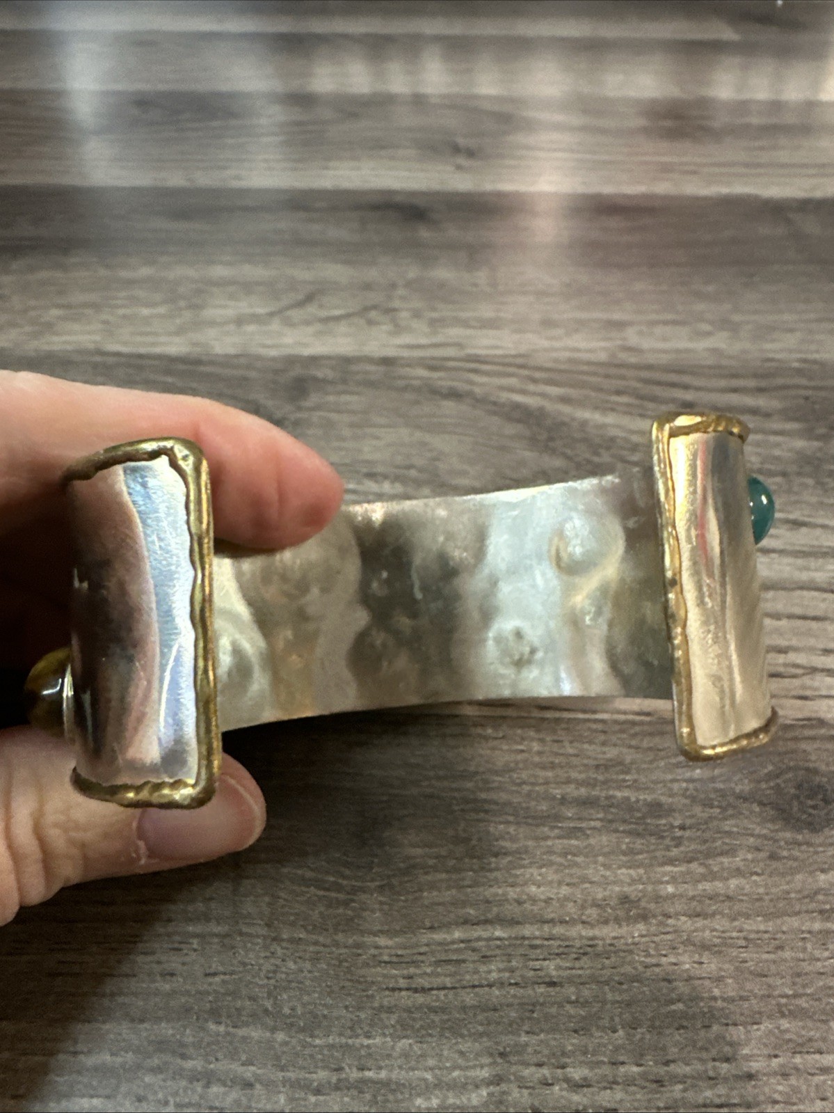 Vintage Multi Stone Cuff Bracelet ! Gorgeous!