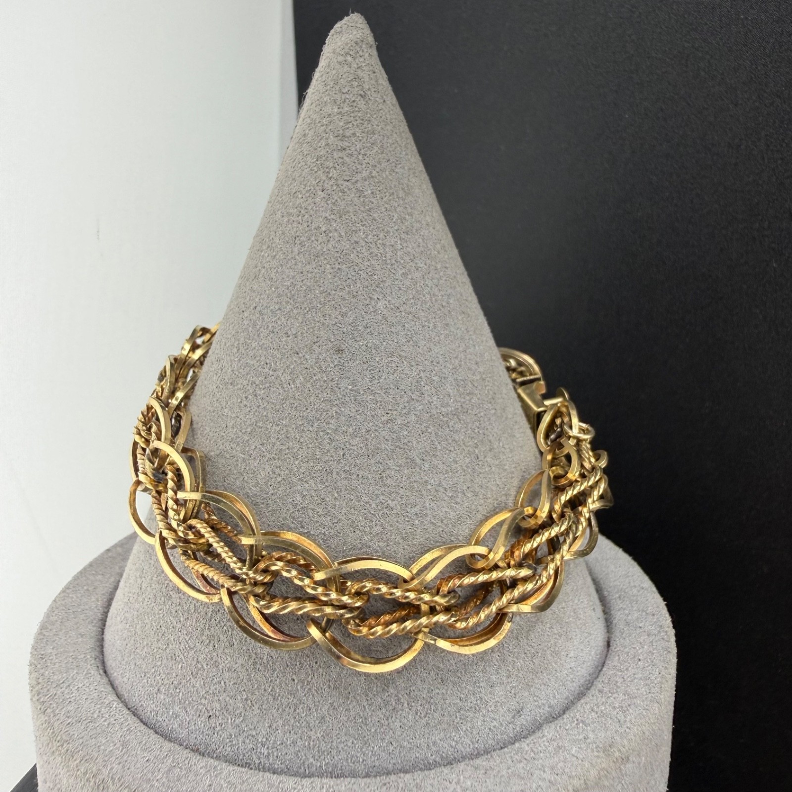 Vintage Gold Filled Bracelet Chain 17.2 Grams 6.5”