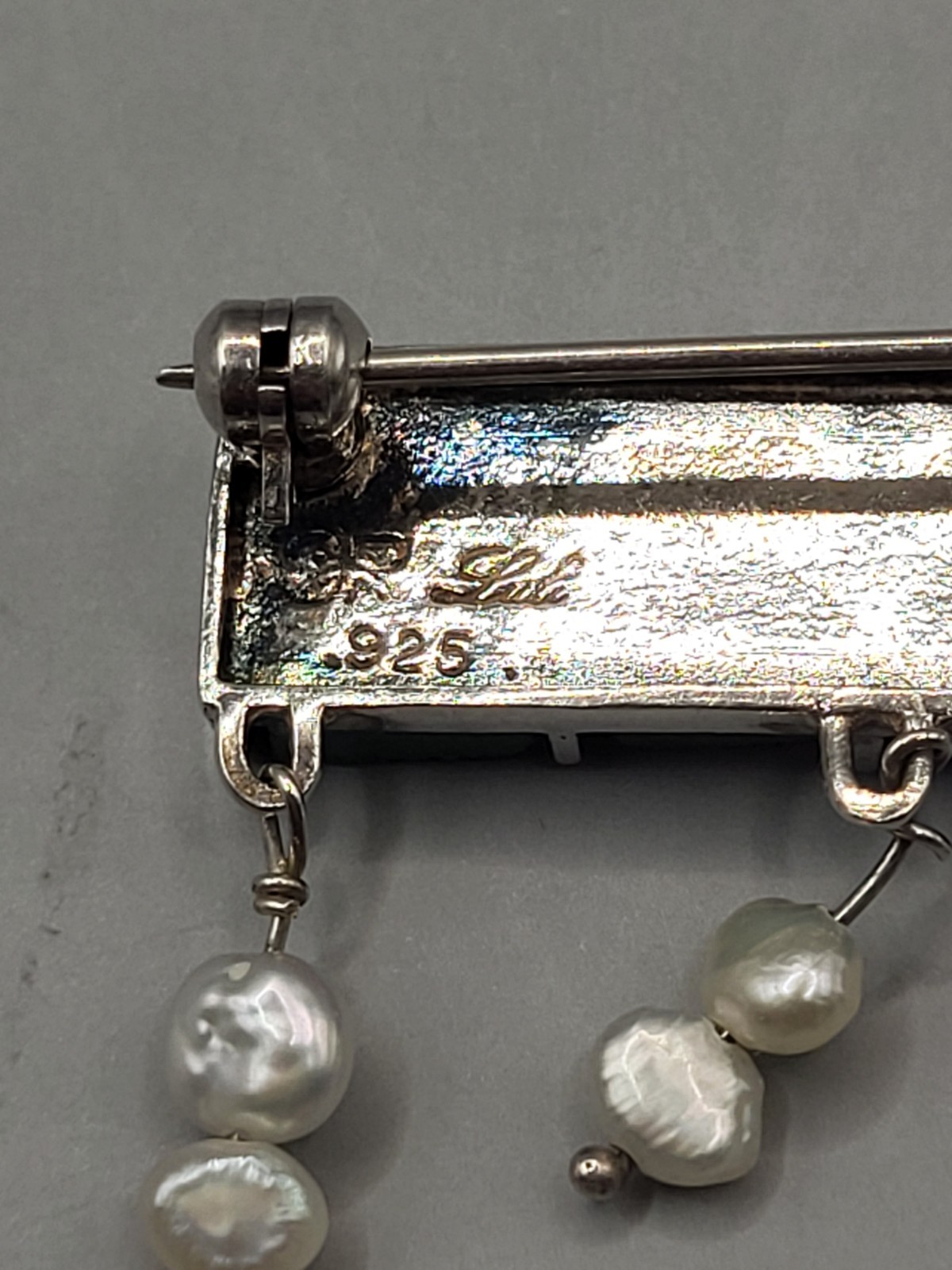 Sterling Silver Broach And Clip On Earrings